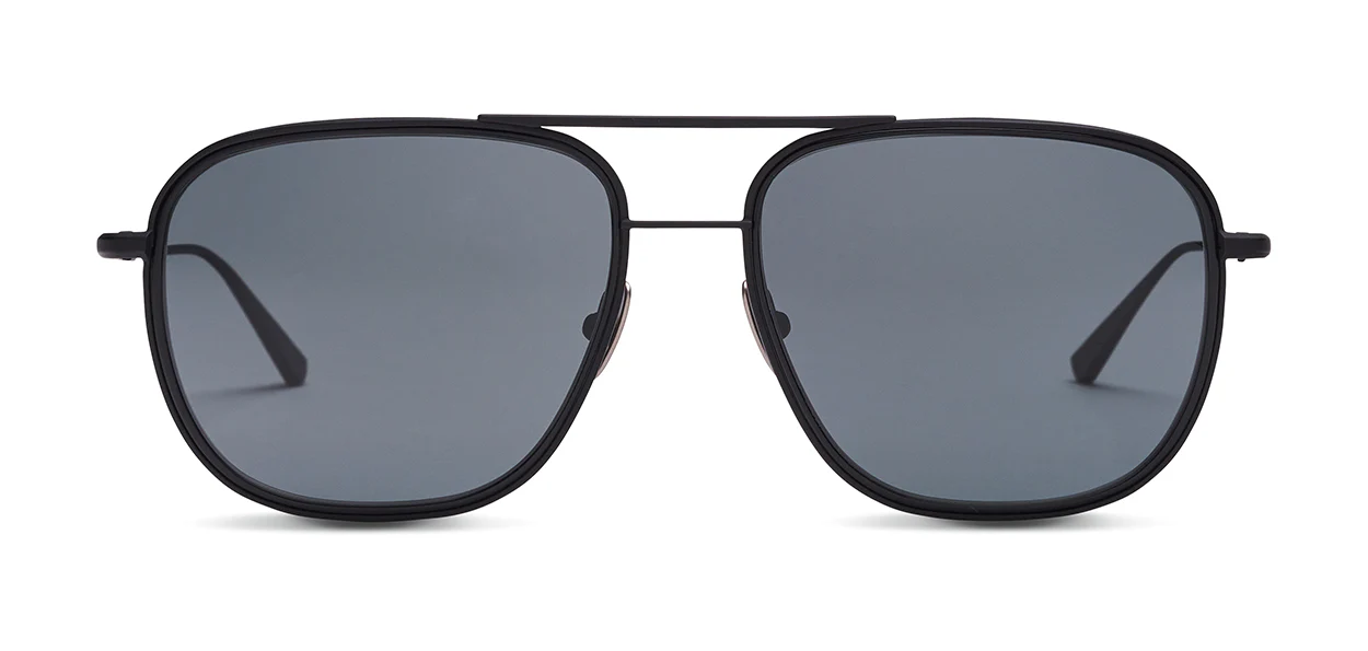 Colorado 58 - Black Sand / Black | Polarized Glass Black Lens