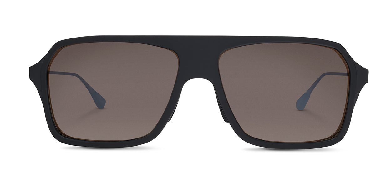 1898 - Matte Black | Polarized Glass Natural Brown