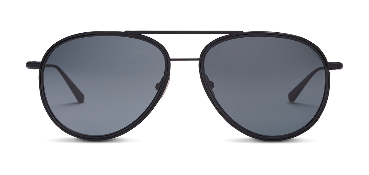 Columbia 56 - Black Sand / Black | Polarized Glass Black Lens