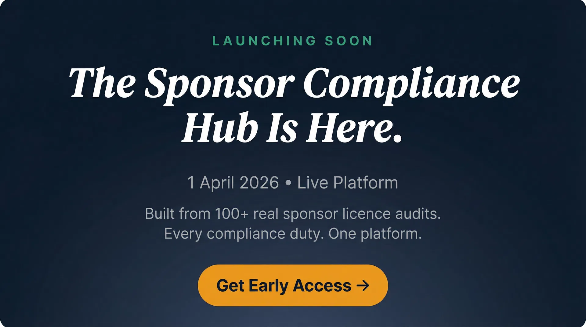 Sponsor ComplIANS Hub Launch