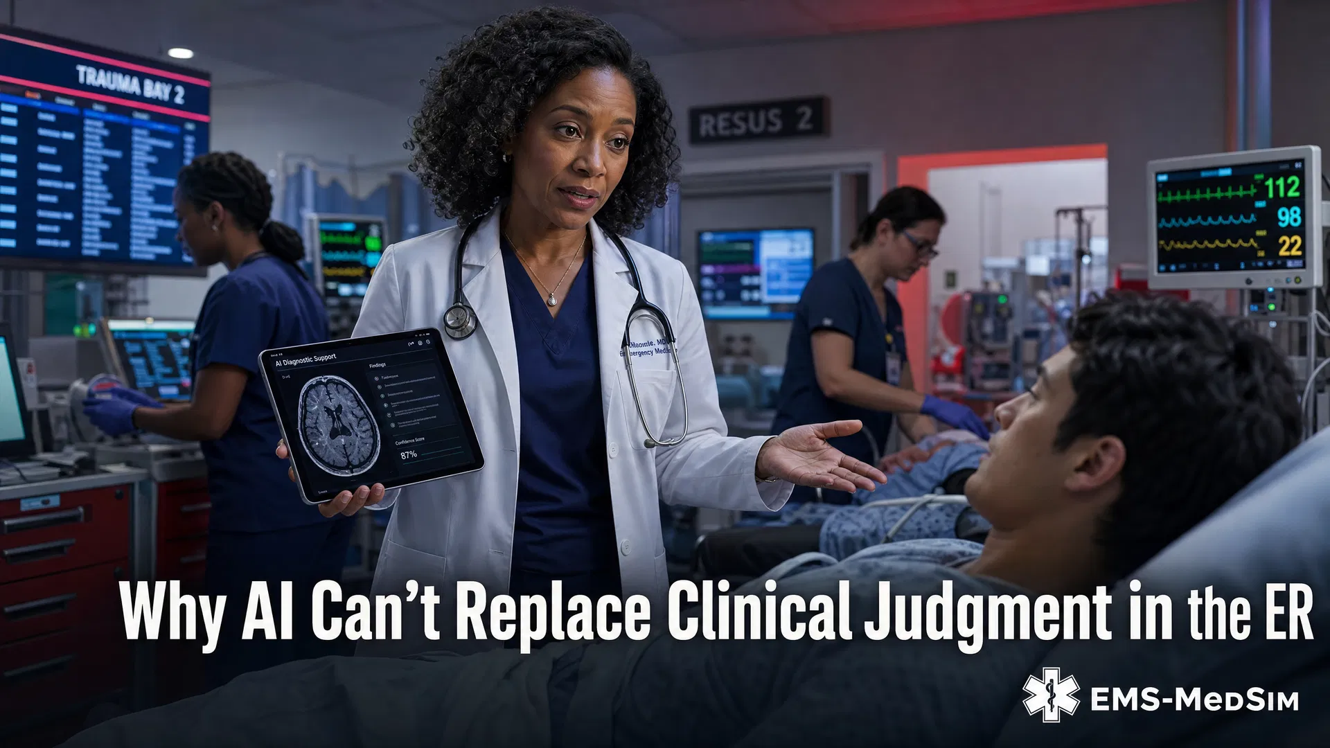 Why AI Can't Replace Clinical Judgment in the ER: A Framework for Augmented Emergency Medicine