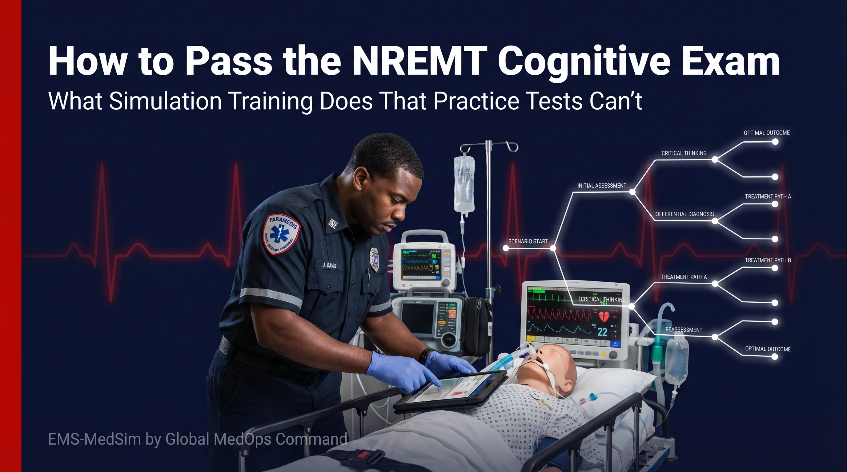 How to Pass the NREMT Cognitive Exam: What Simulation Training Does That Practice Tests Can't
