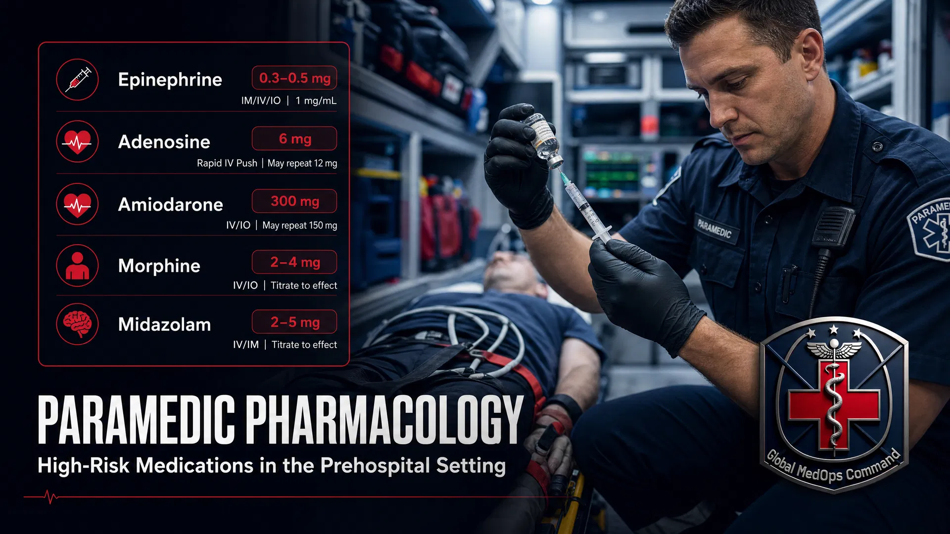 Paramedic Pharmacology: High-Risk Medications in the Prehospital Setting