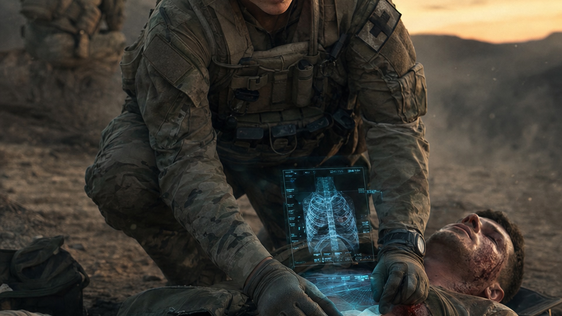 Beyond the Golden Hour: AI in Contested Battlefield Medicine