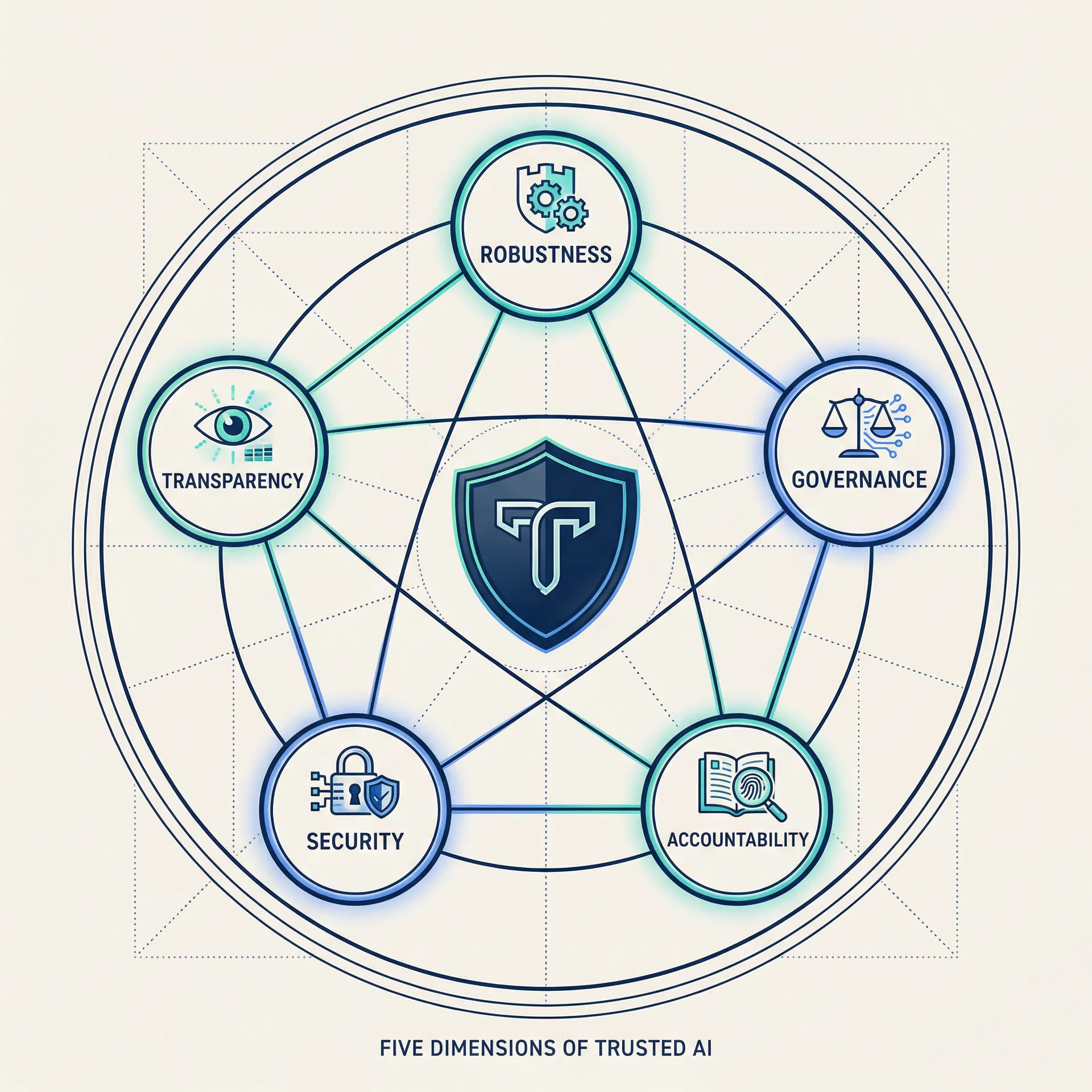Five Dimensions of Trusted AI