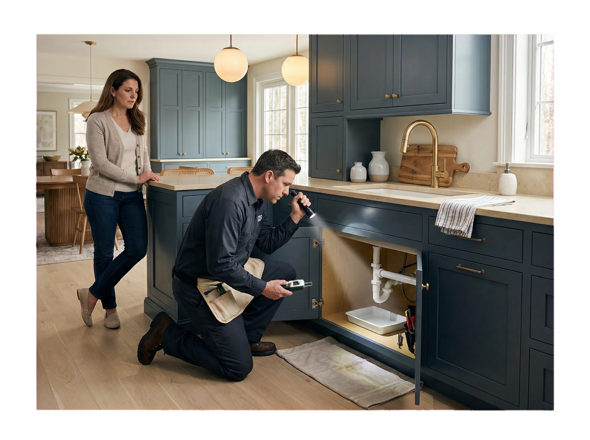 Kitchen Leak Source Clarification