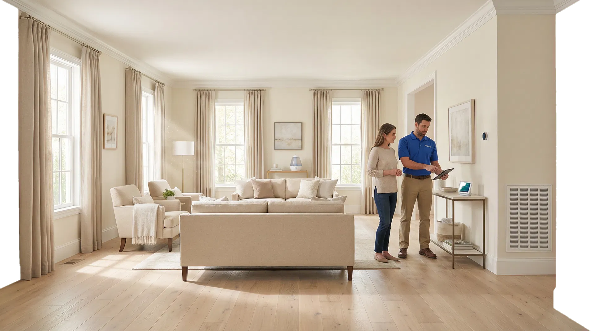 A Wellesley family home with dust and dry-air complaints