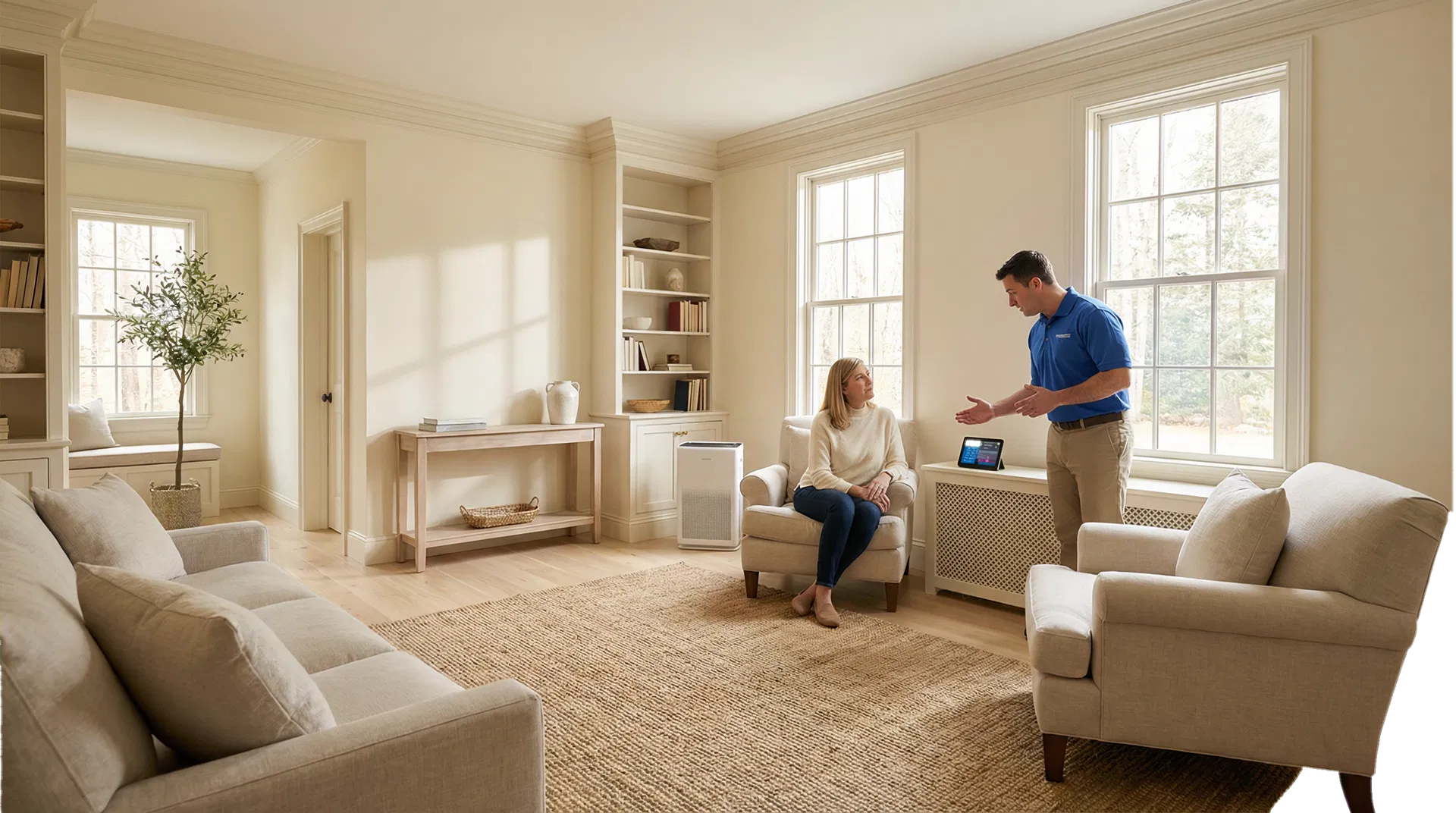 A Wellesley family home with dust and dry-air complaints