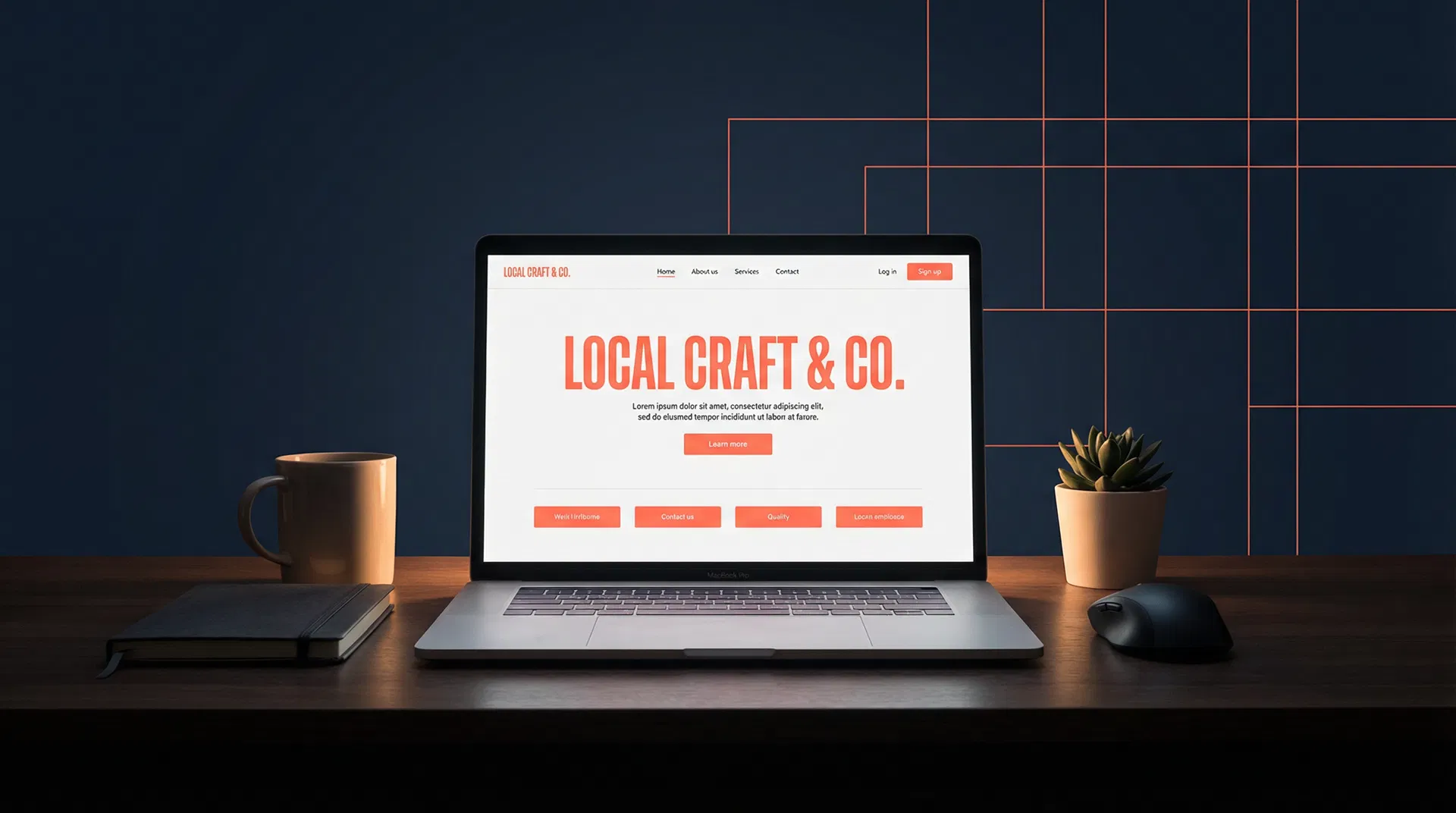 Professional website design by Built Simple