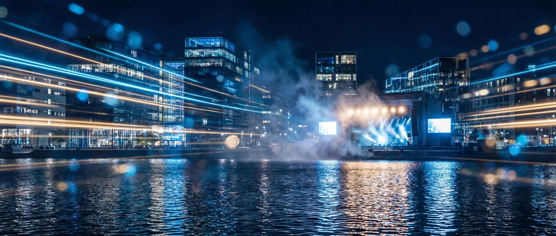 Swedeagency Neon Skyline