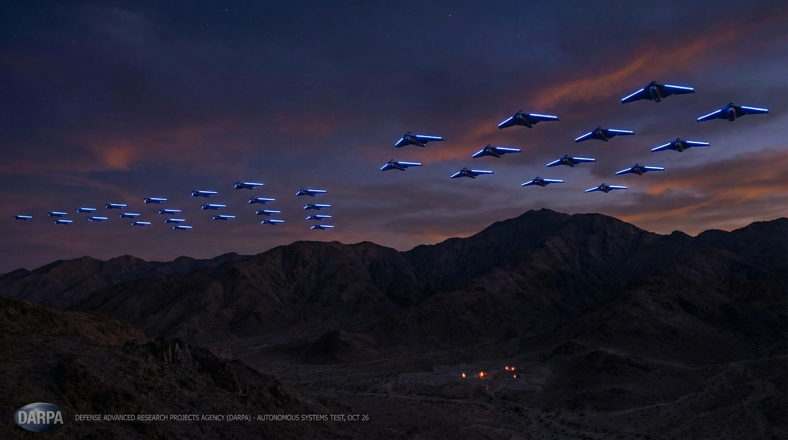 Autonomous Drone Swarm Operations