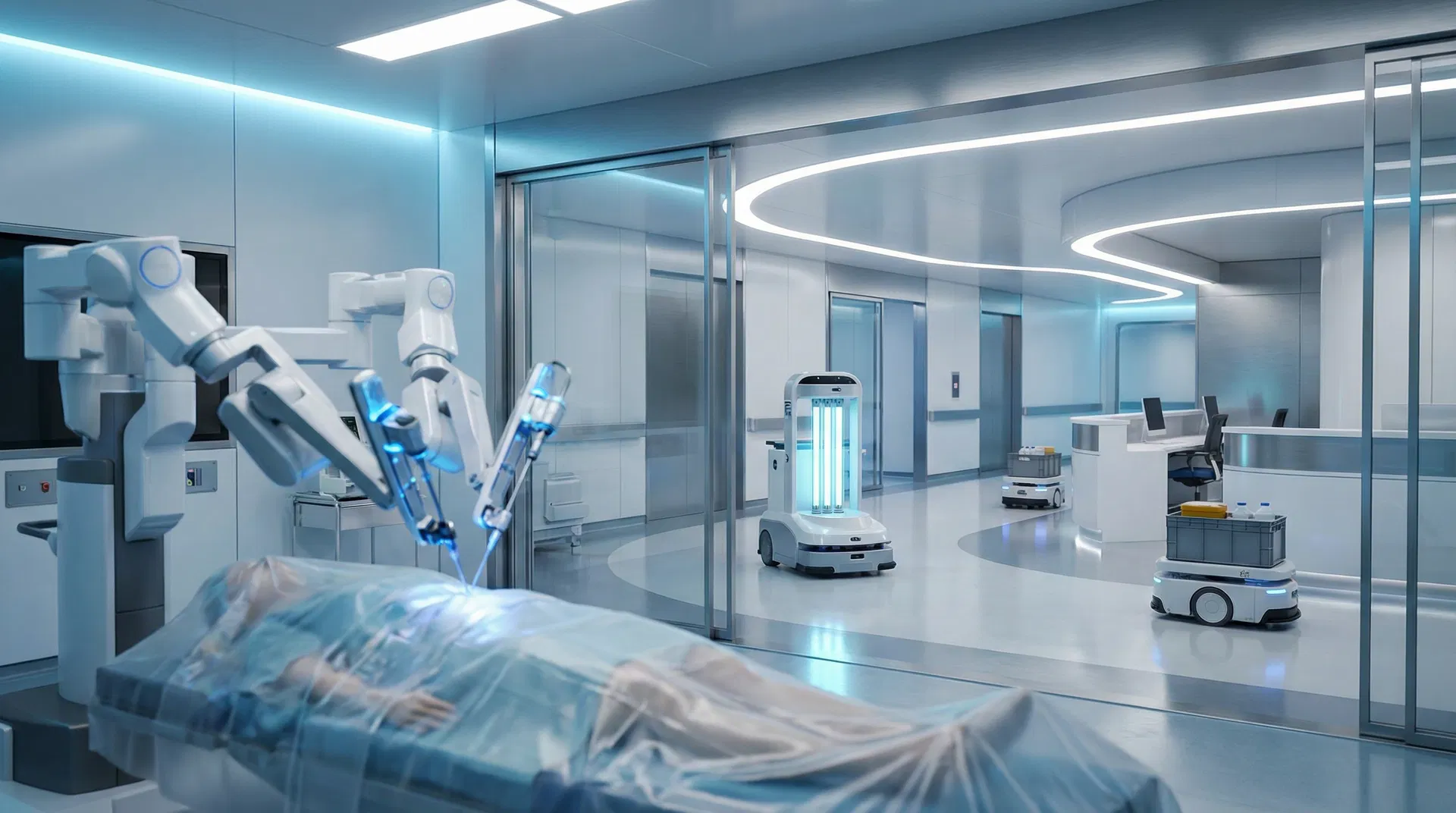 BIT autonomous medical robots operating in a cutting-edge hospital environment