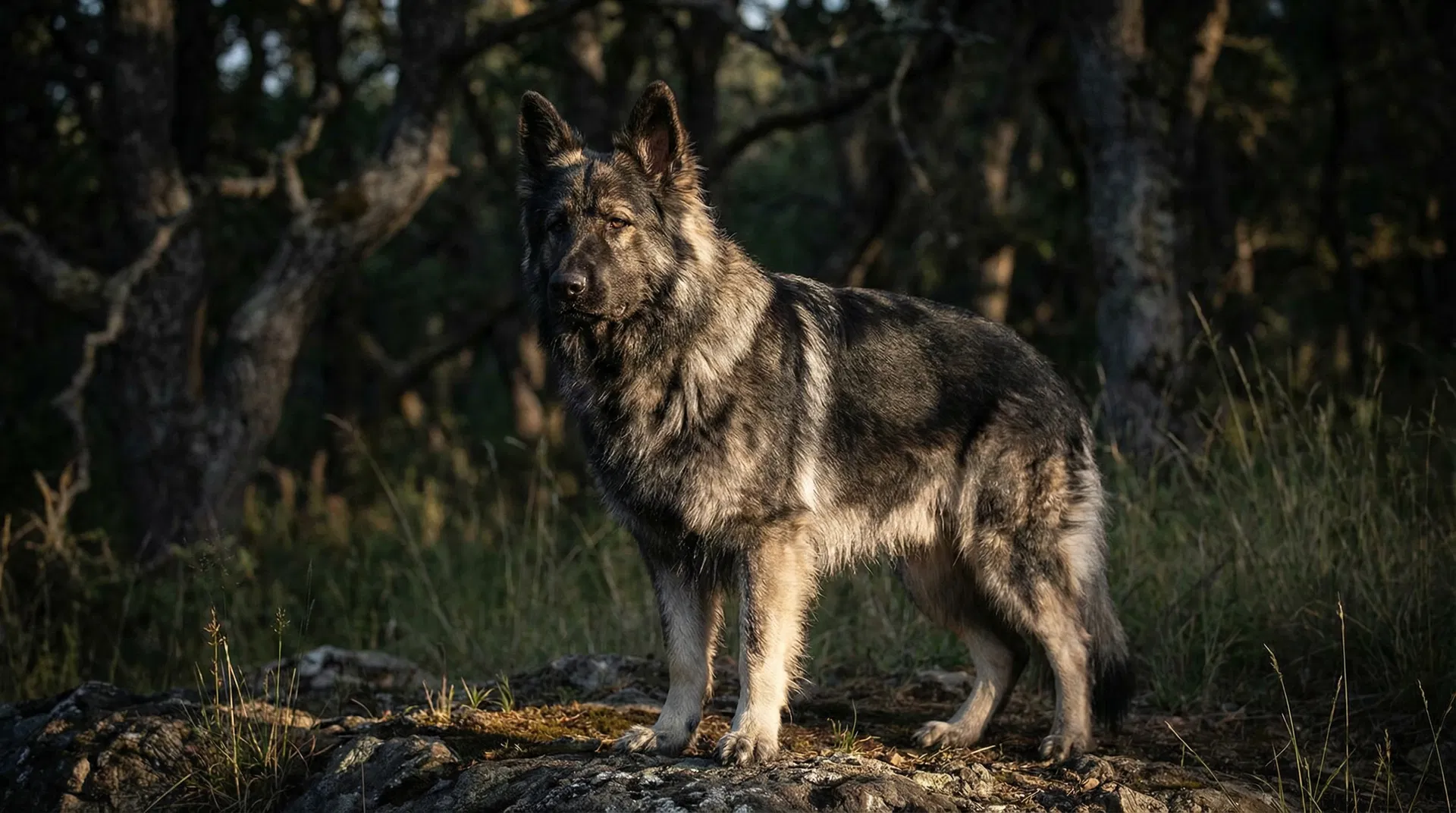 Majestic Old World German Shepherd
