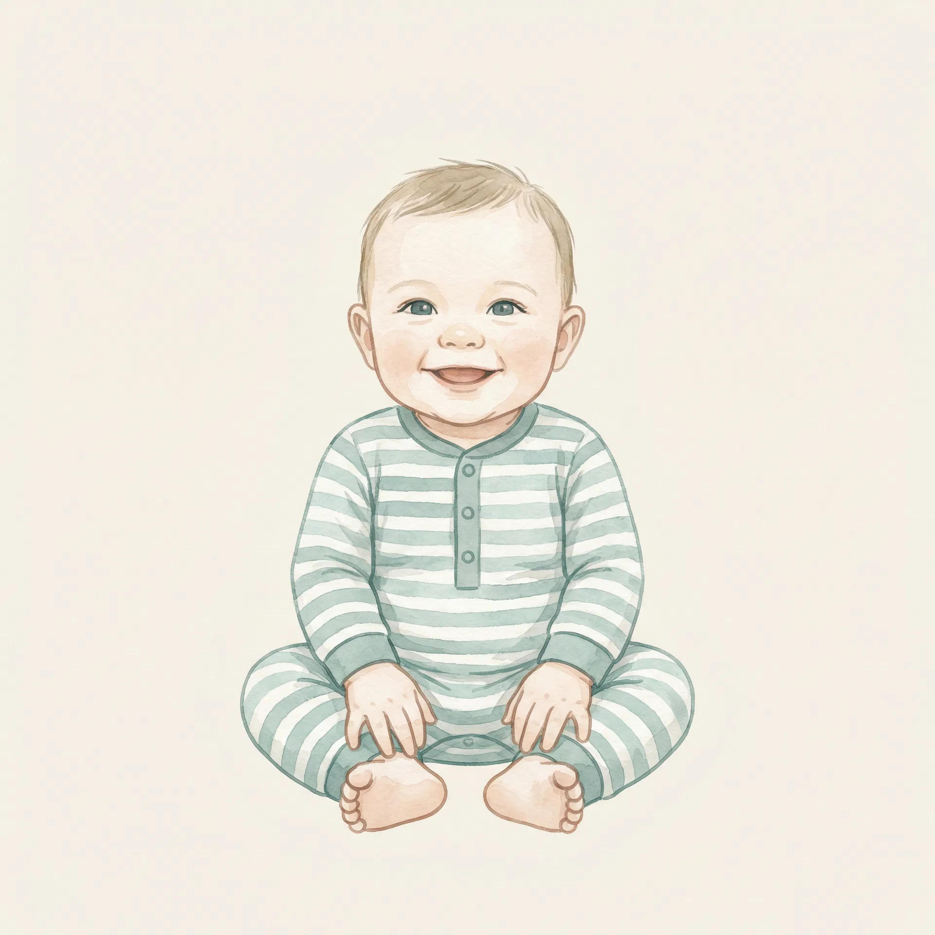 Baby boy illustration - BabyGrow WHO growth percentile calculator for boys