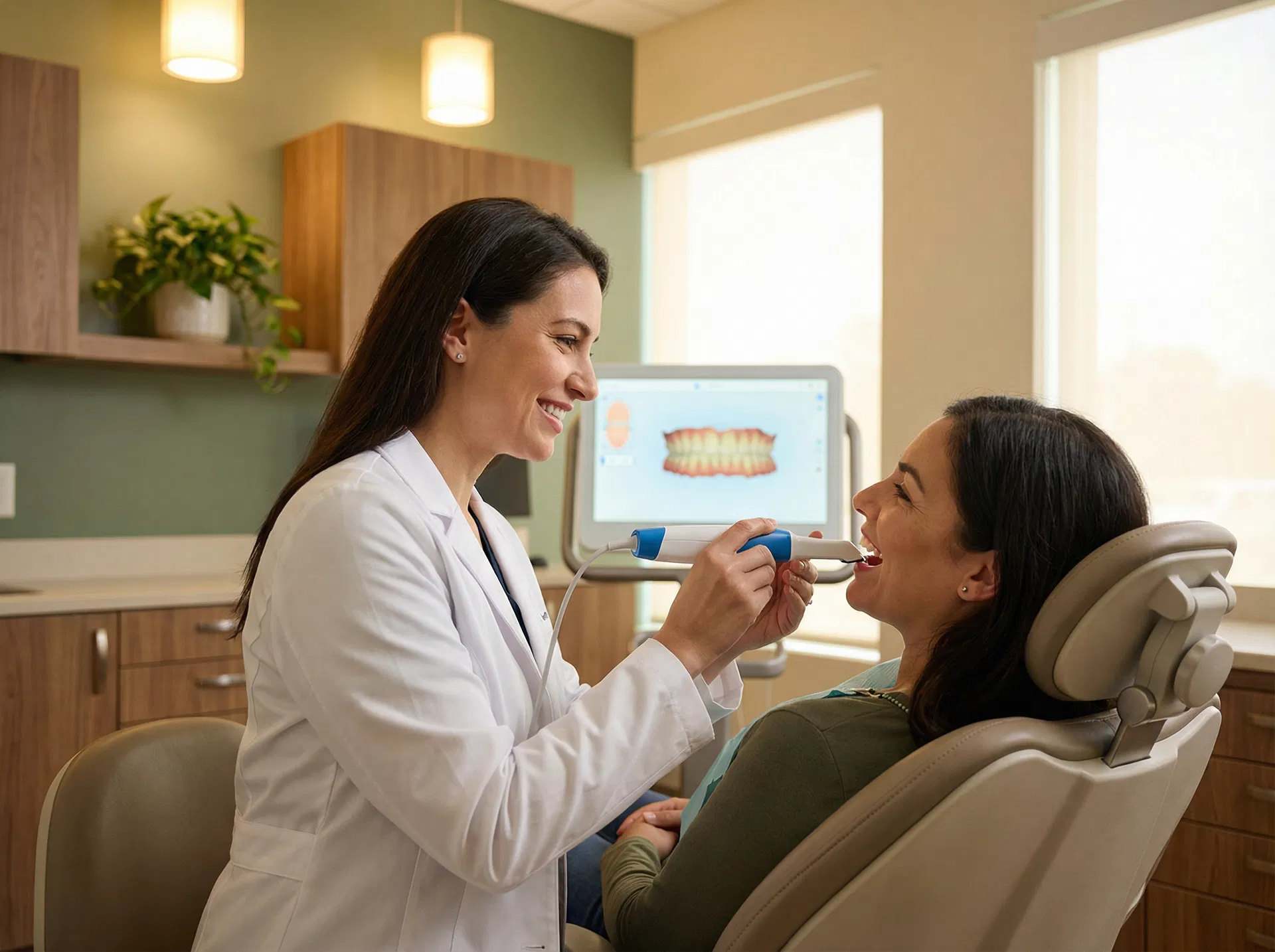 iTero Digital Scanner for Invisalign — Oakridge Park Dental, Vancouver iTero digital intraoral scanner for Invisalign treatment planning at Oakridge Park Dental Vancouver BC — no messy impressions