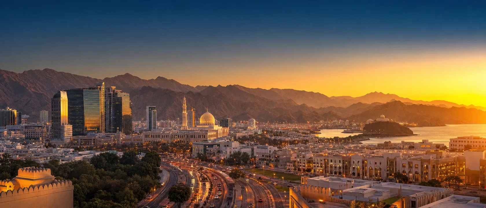 Muscat, Oman skyline