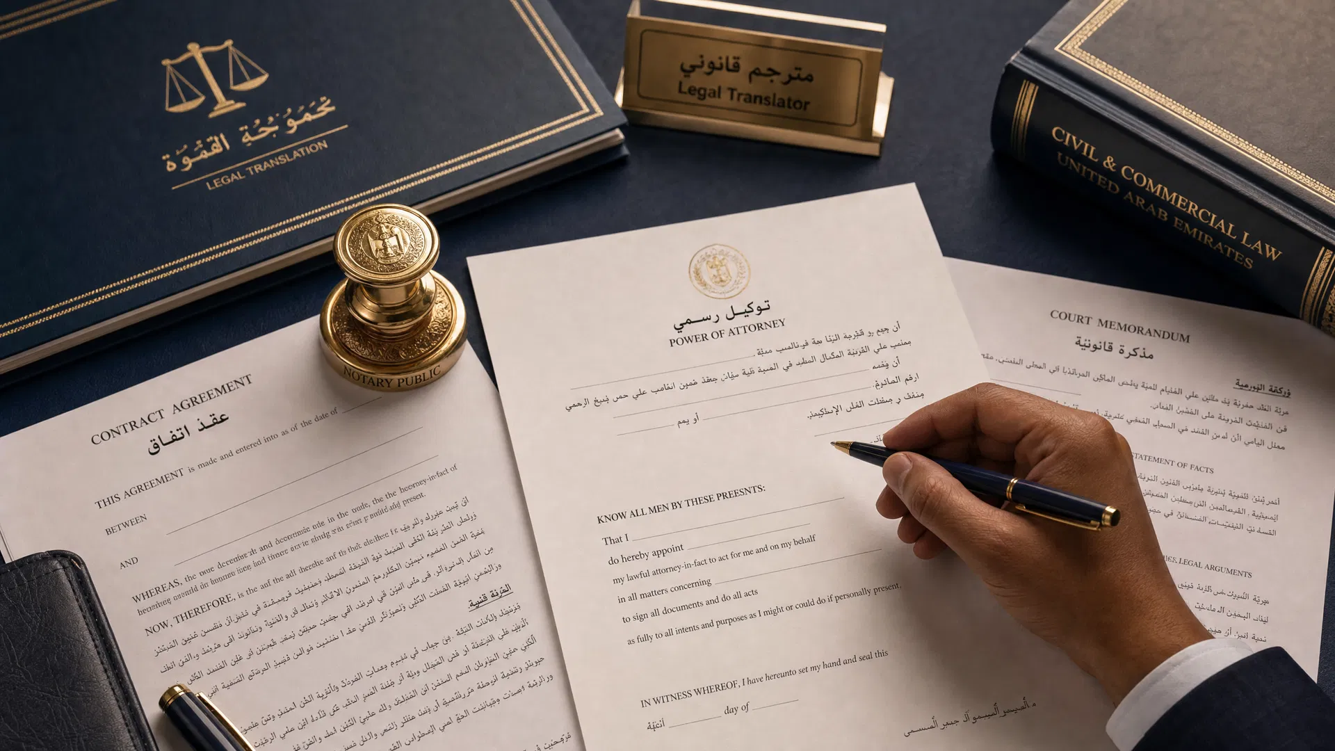 Legal documents and translation