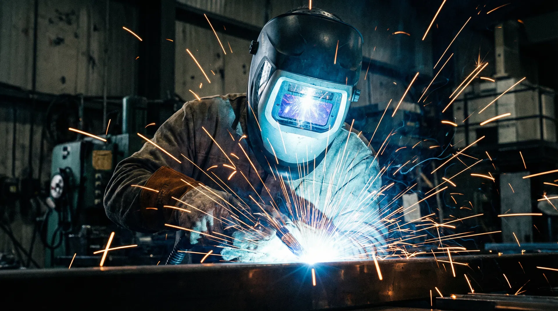Welders at work