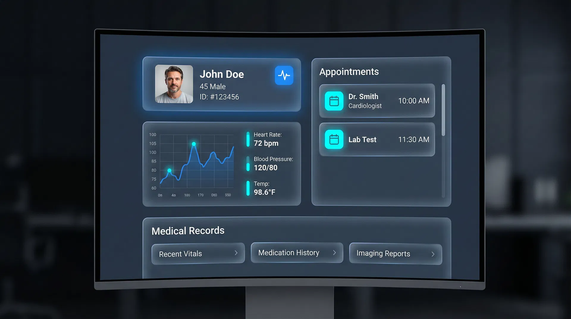 Health EHR Dashboard
