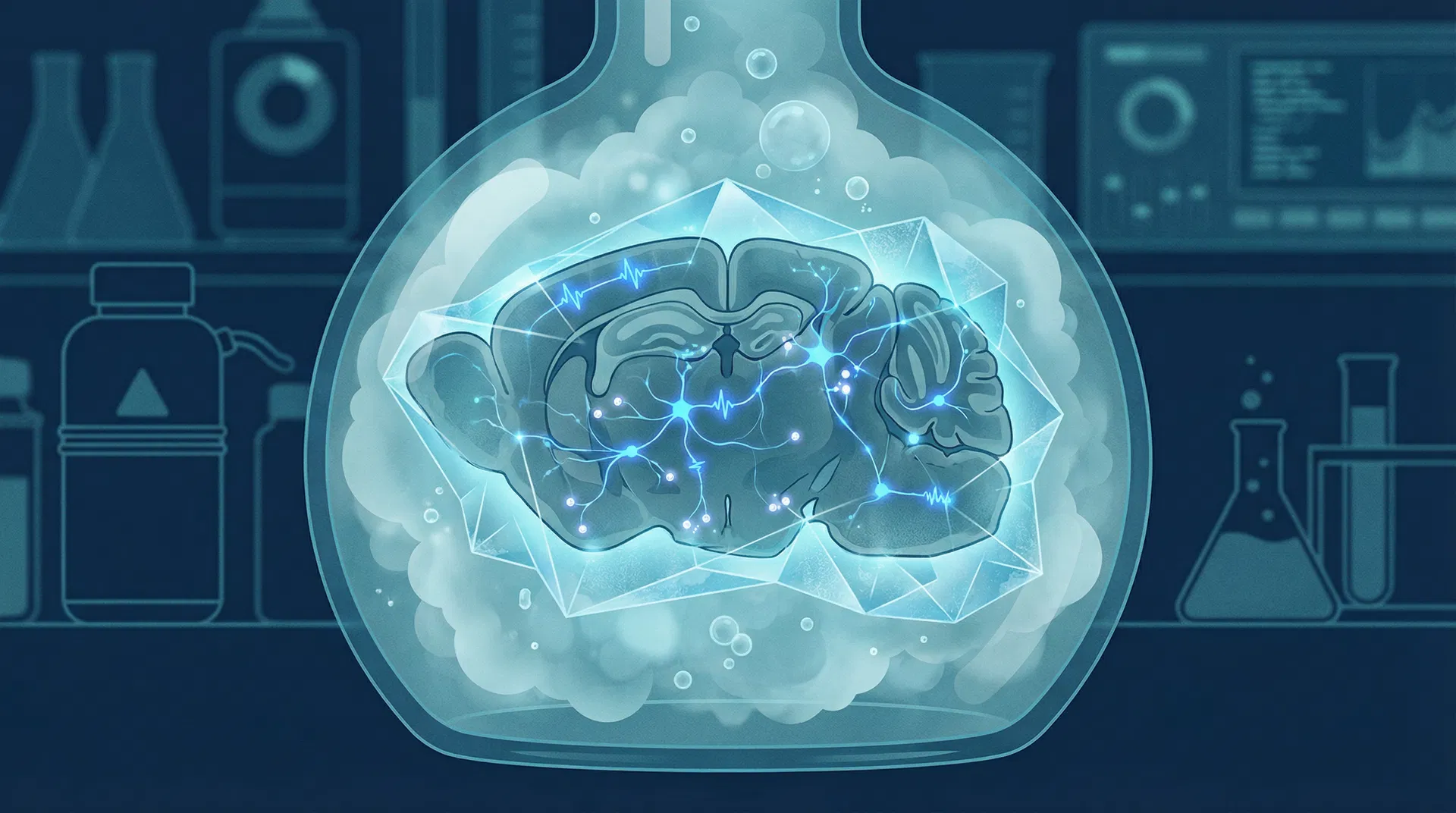 Des cerveaux de souris congelés à -196 °C réactivés. Une première mondiale