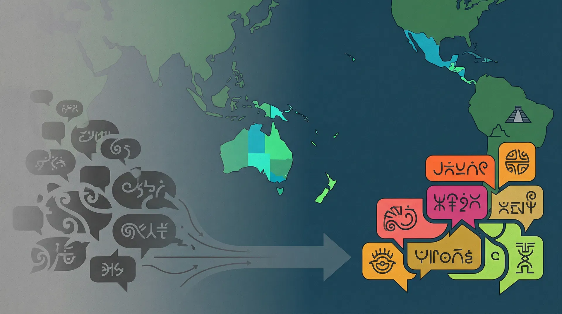 40% of the World's 7,000 Languages Are Threatened: Oceania and Central America on the Front Line