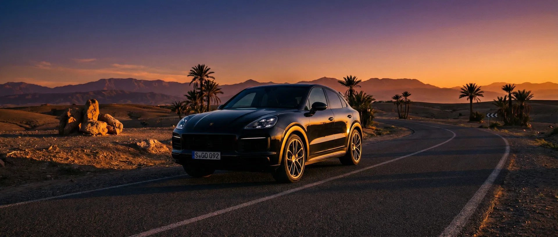 Luxury car in Marrakech