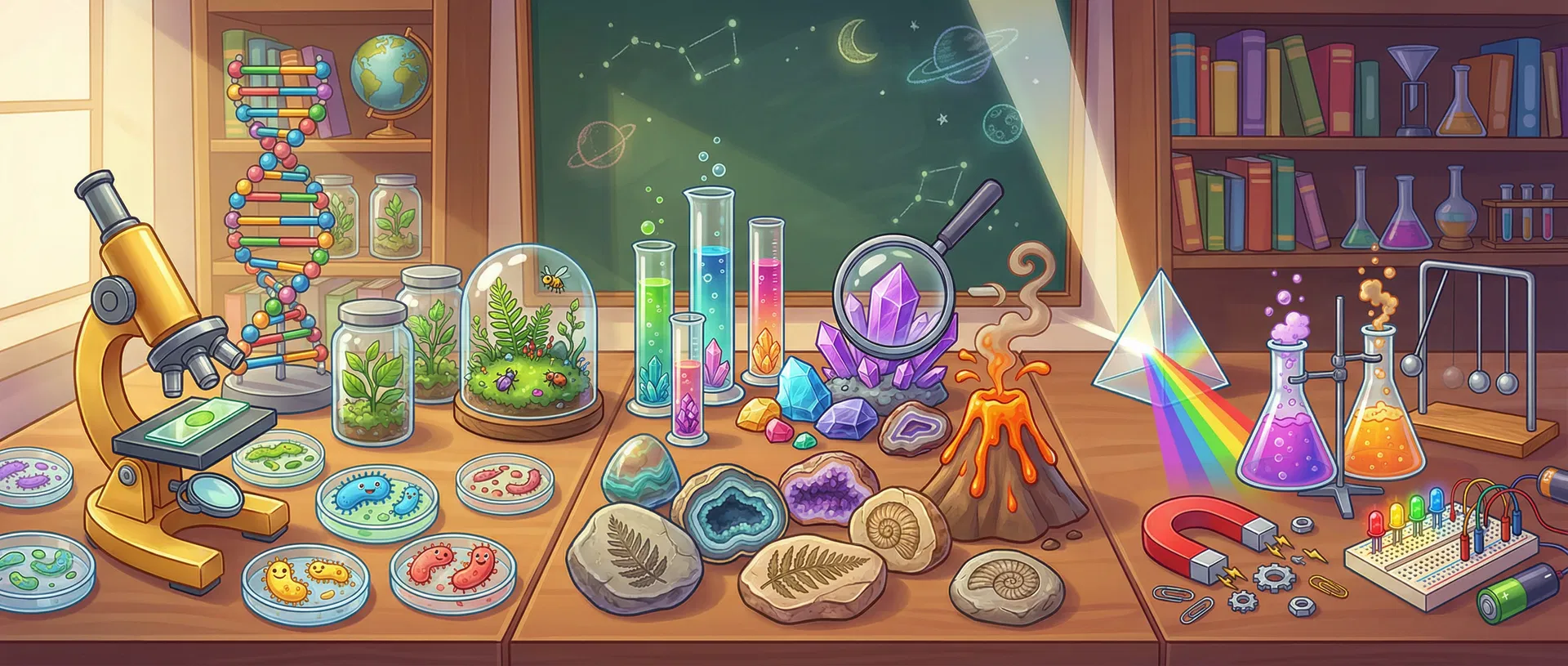 اختبر نفسك في منهج العلوم