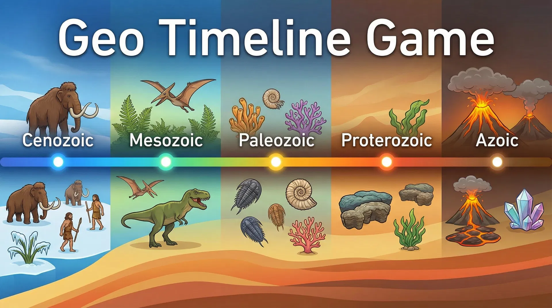 لعبة الجدول الزمني الجيولوجي