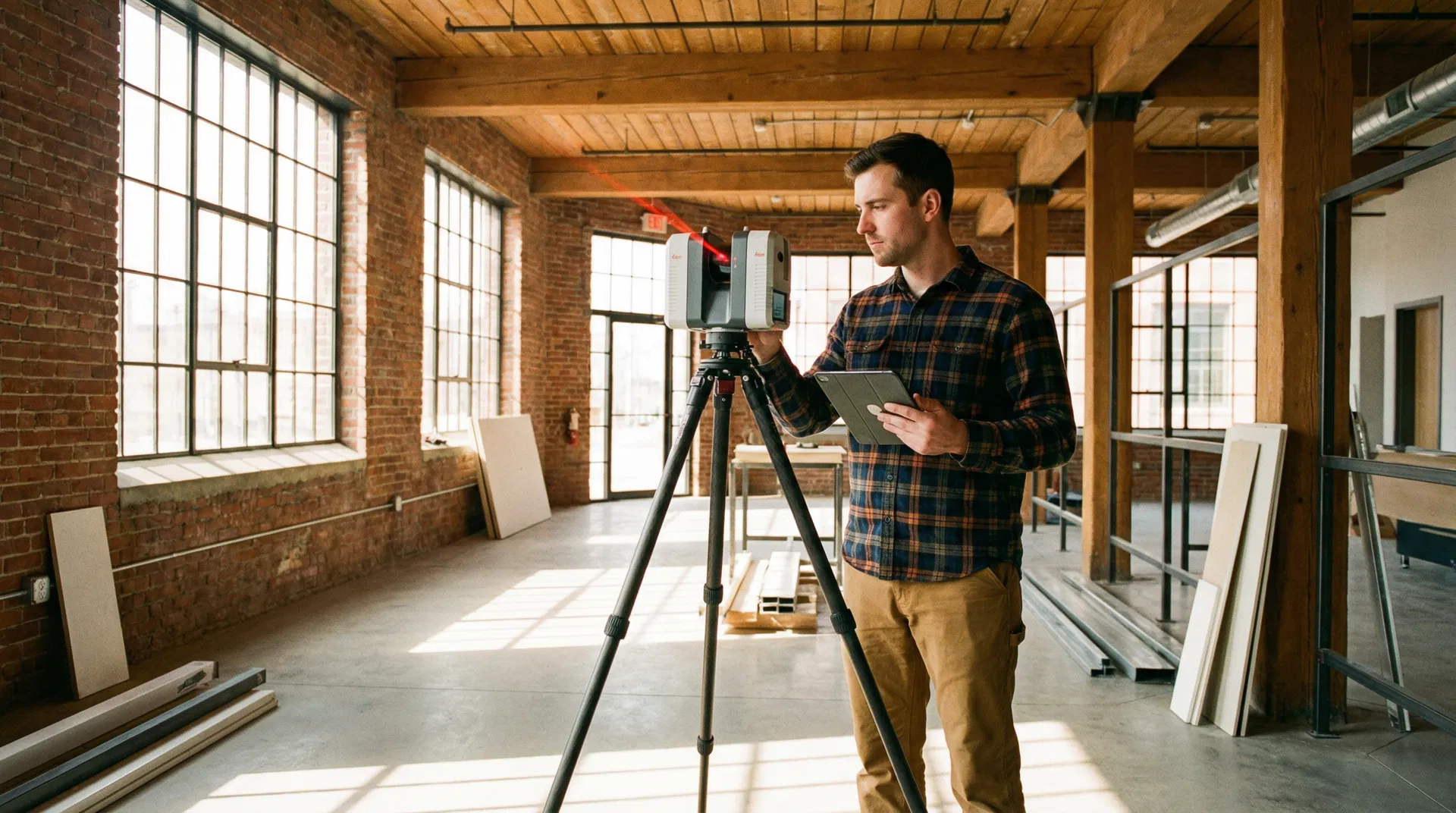 3D Laser Scanning in progress