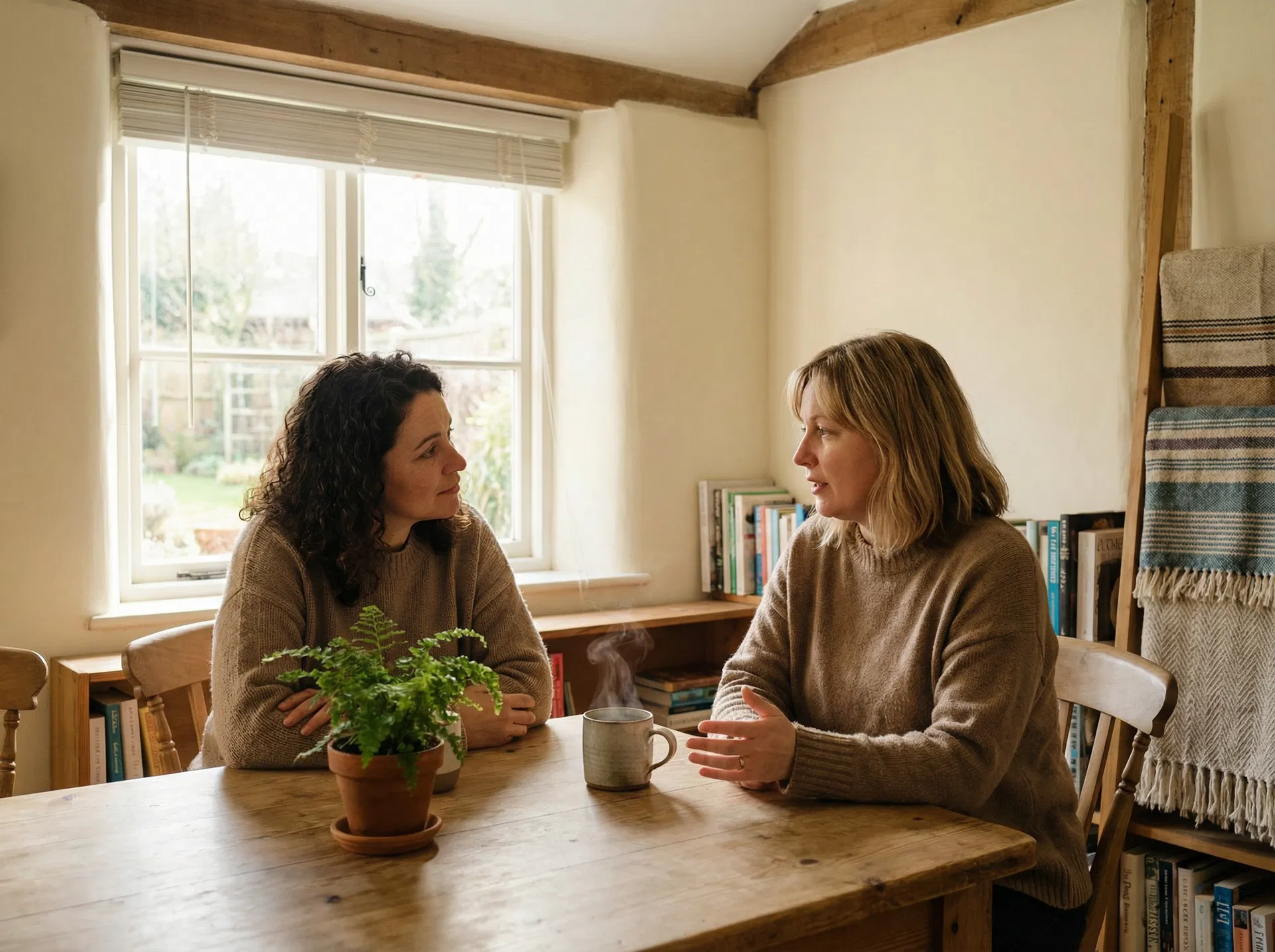 Compassionate coaching session