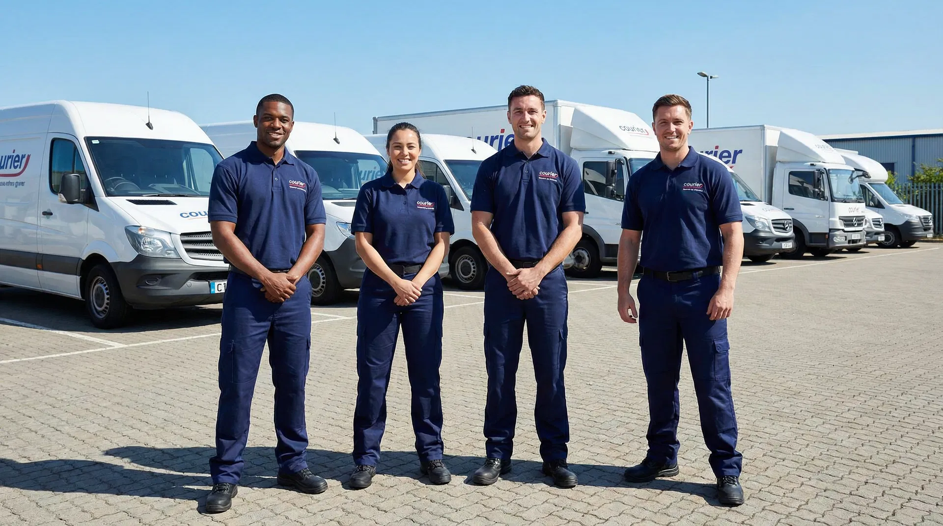 MD Courier driver team