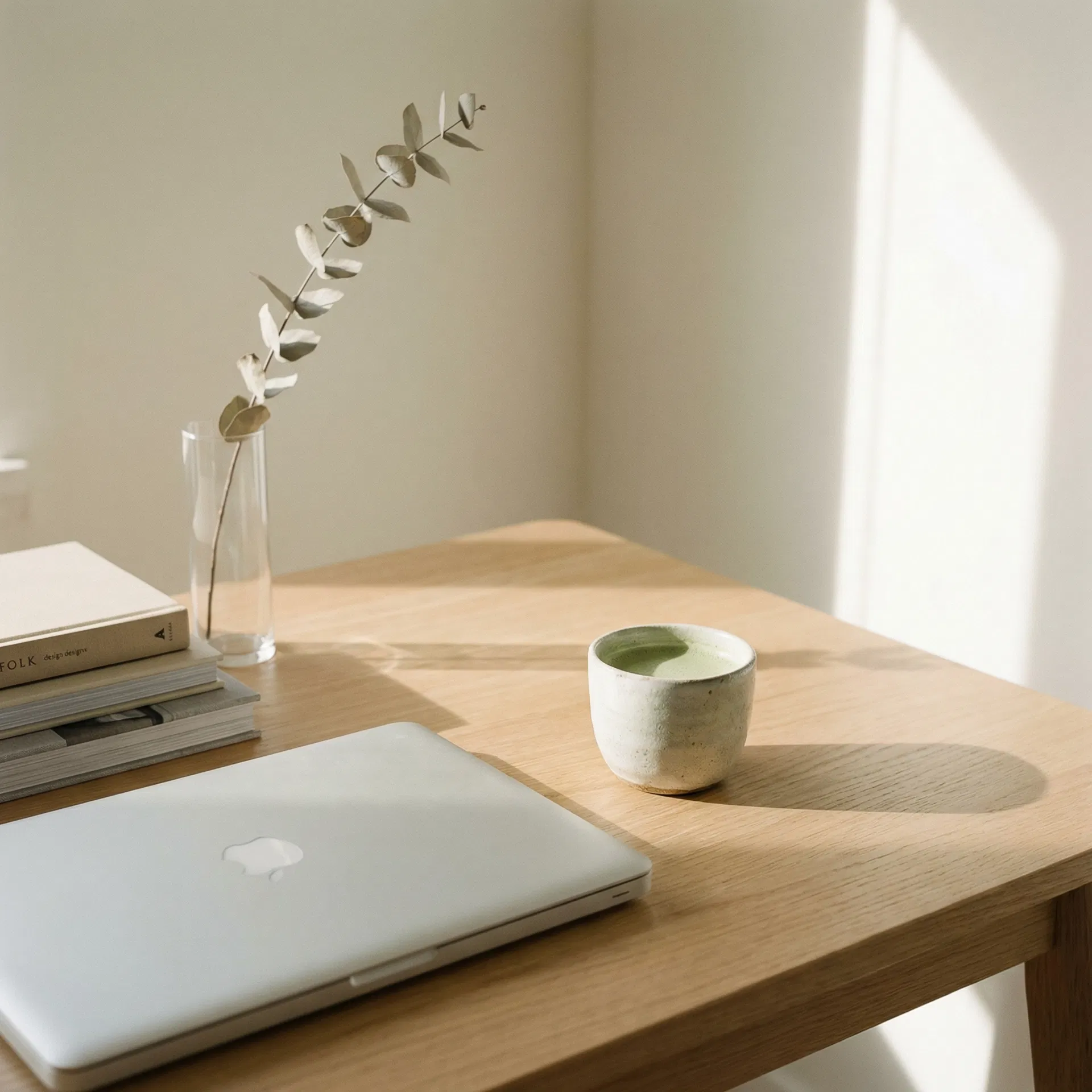 Architect reviewing blueprints and plans