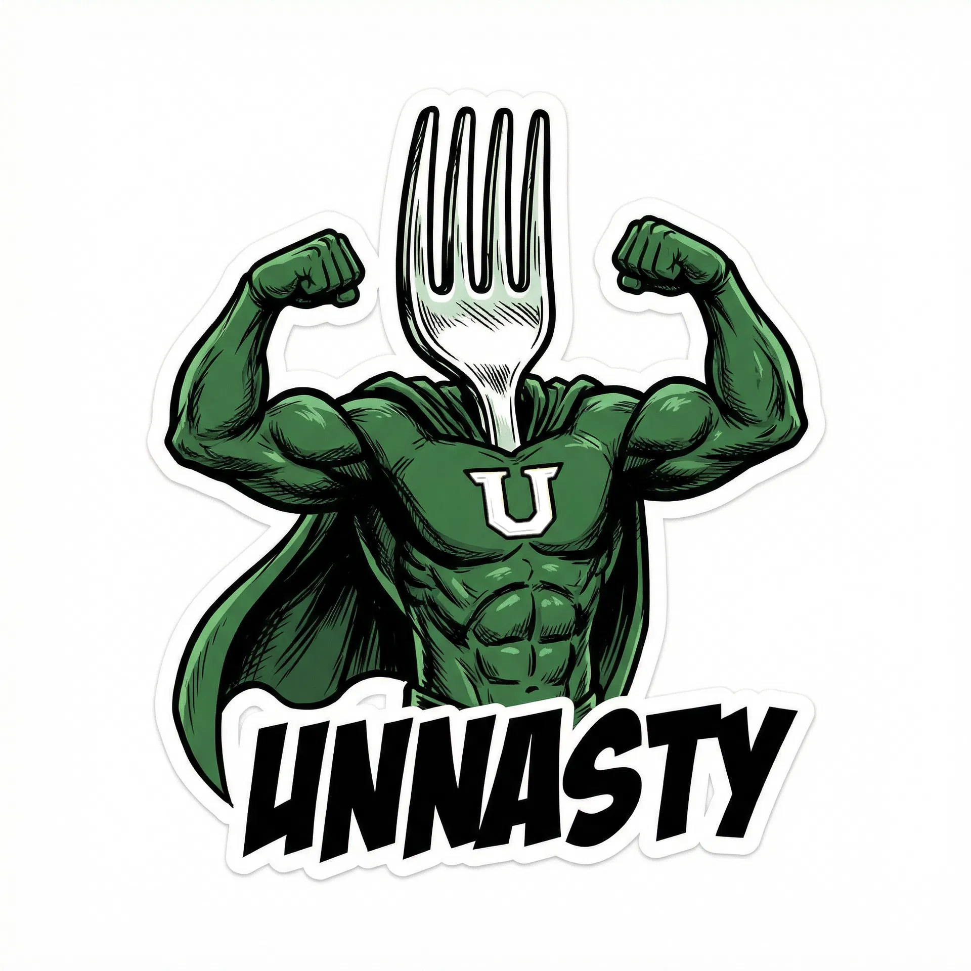 Unnasty superhero fork