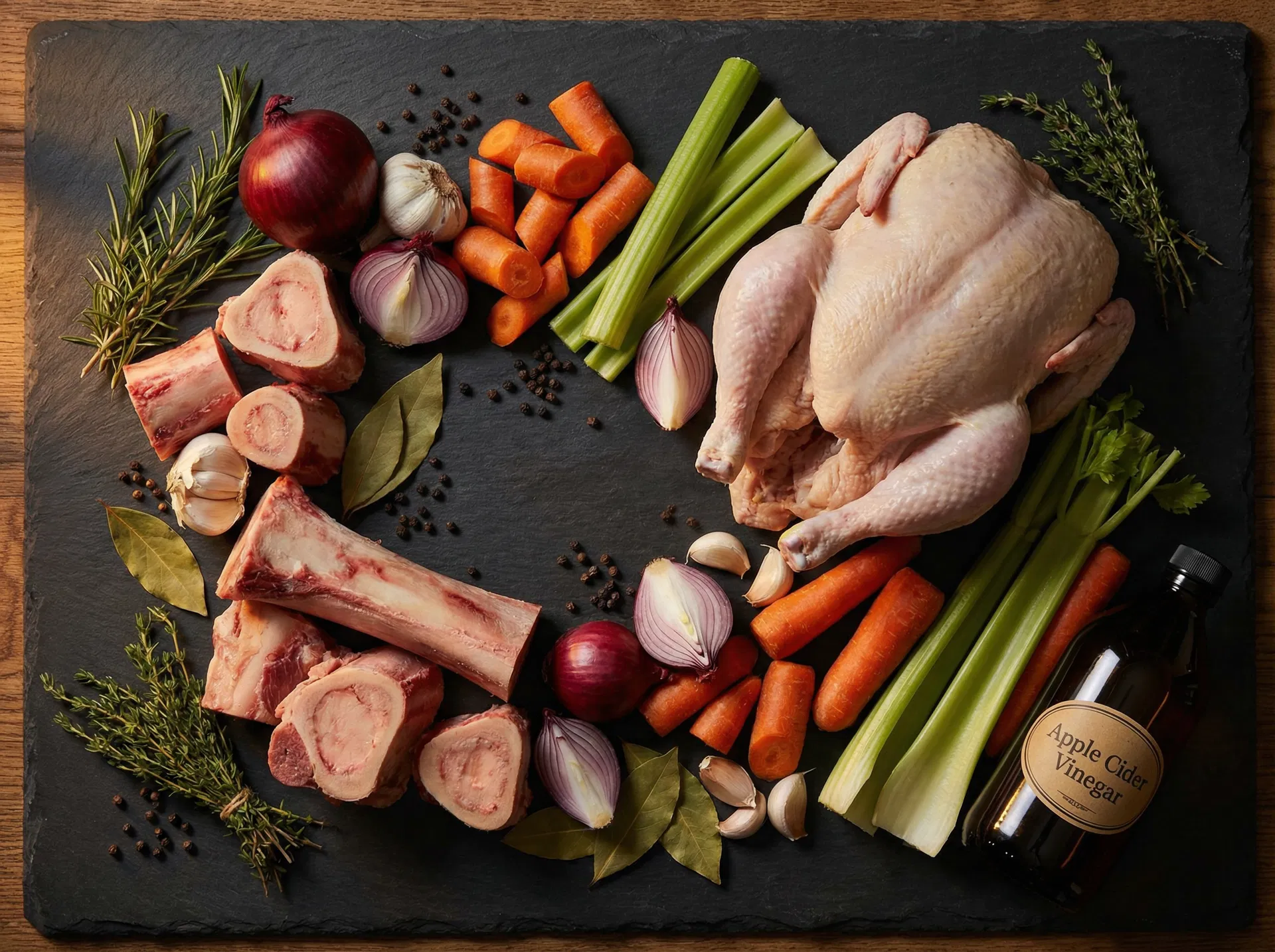 Bone broth ingredients