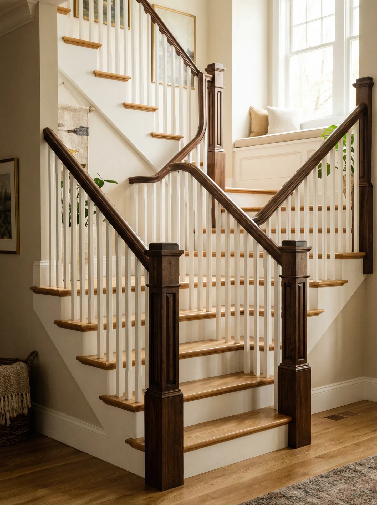Beautifully finished staircase