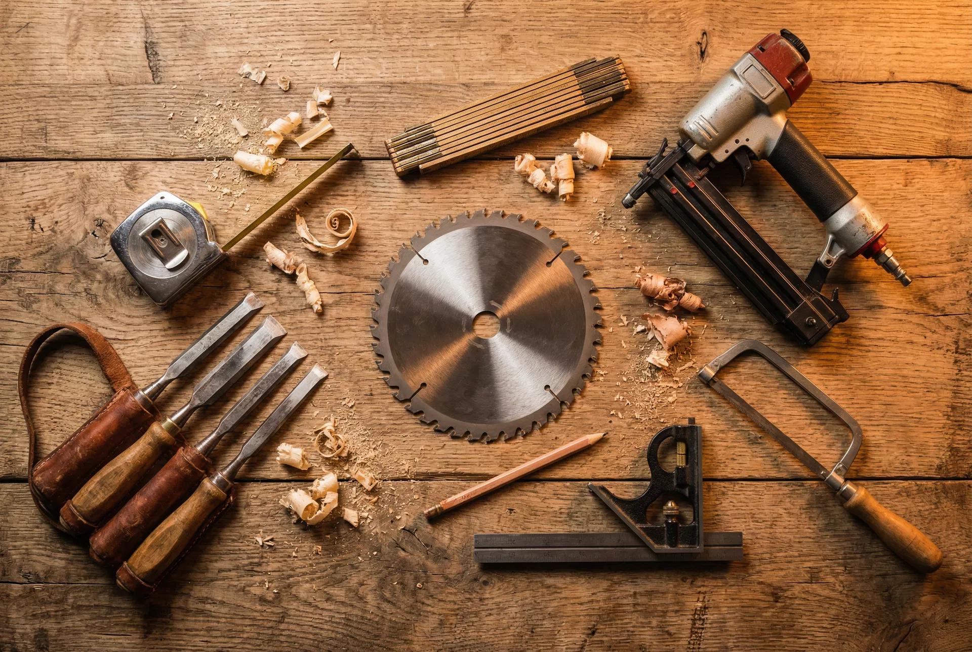 Finish carpentry tools