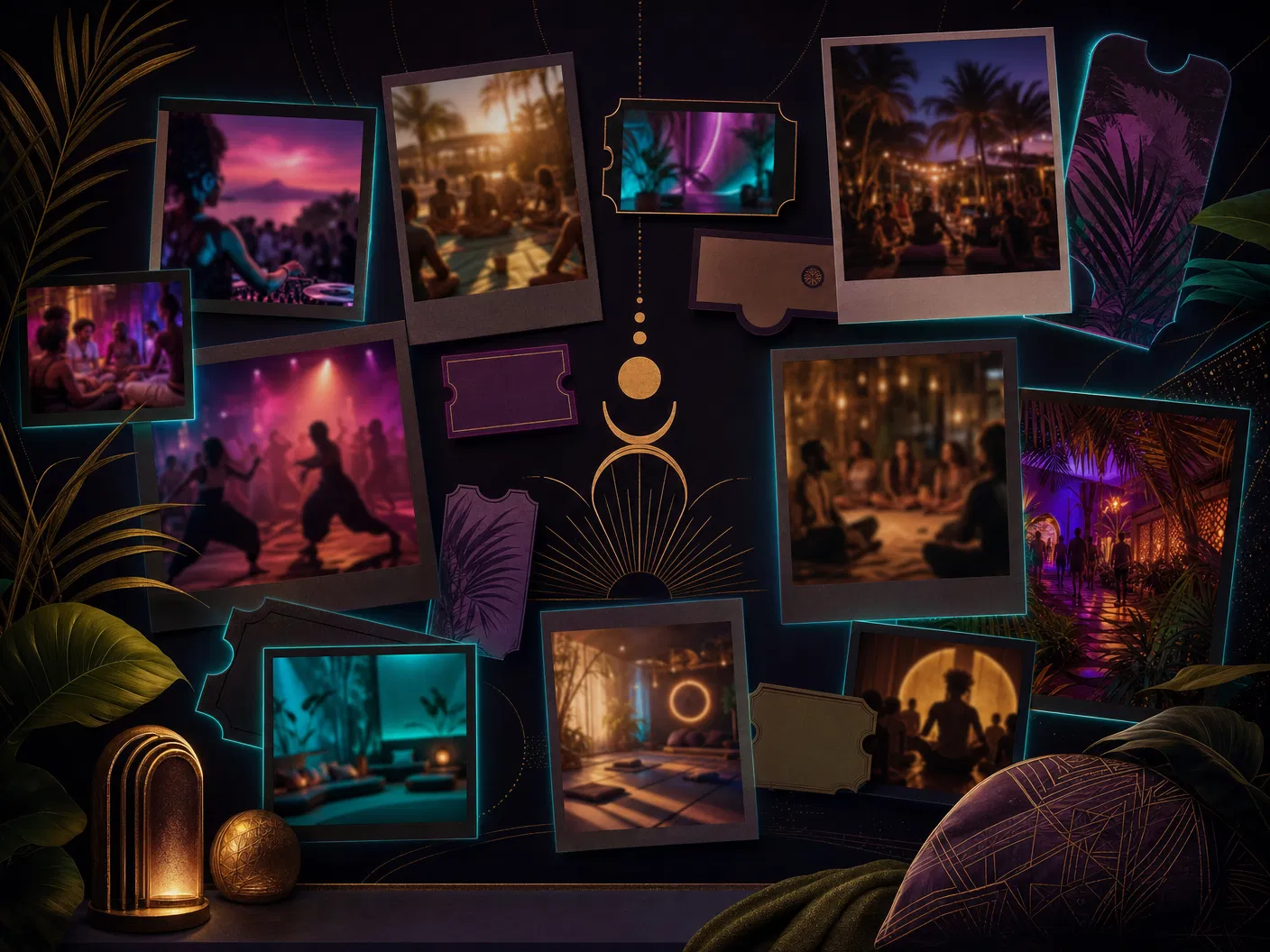 Cinematic House of Jordan Experiences gallery scene representing Fort Myers and Lehigh Acres nightlife culture