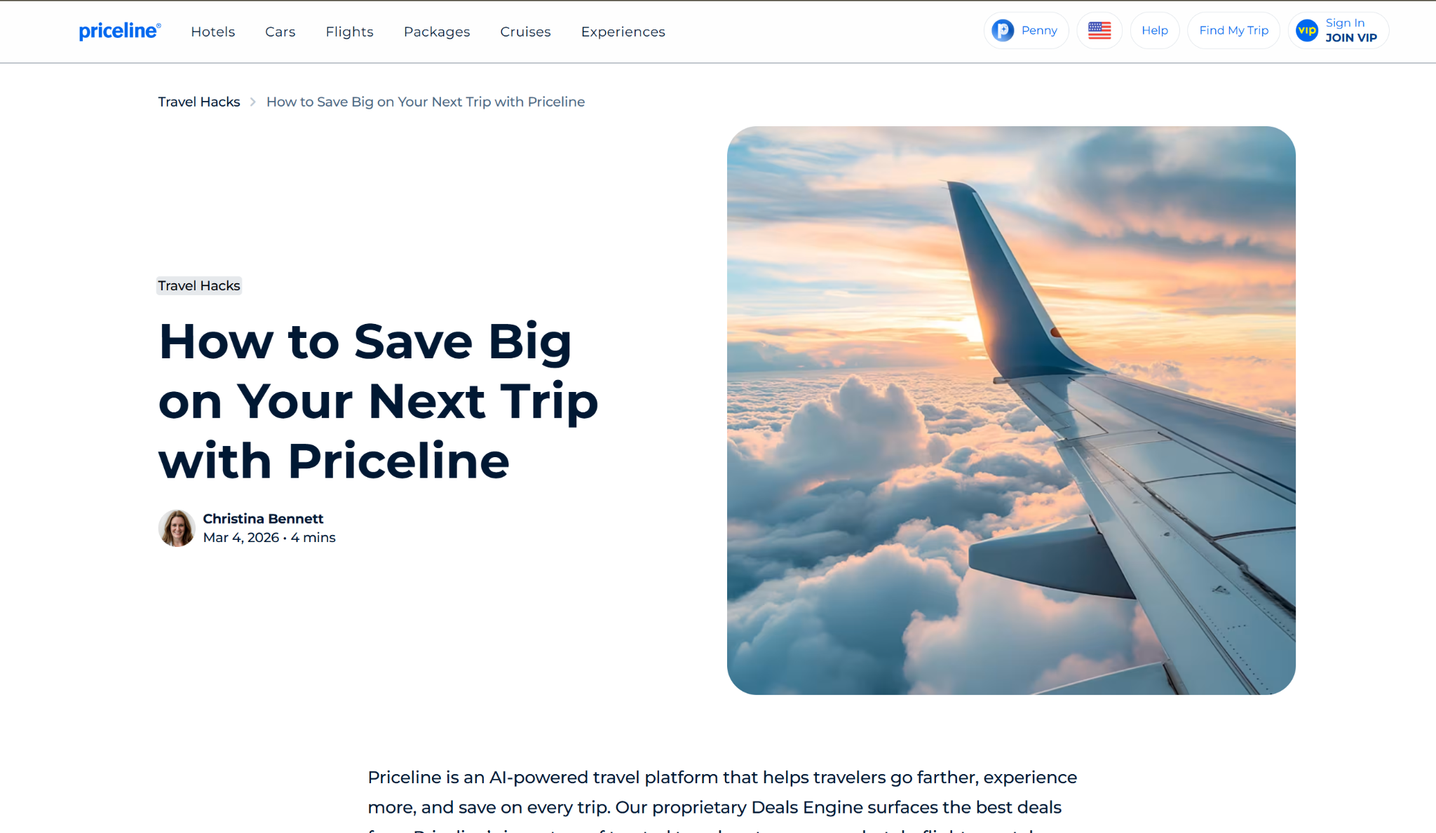 Priceline Flights Review Blog