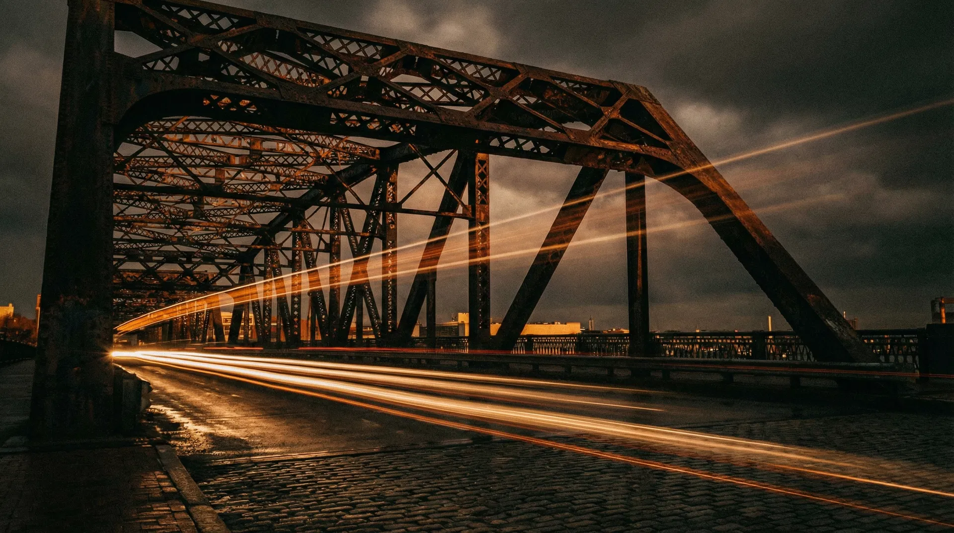 Baltimore bridge long exposure
