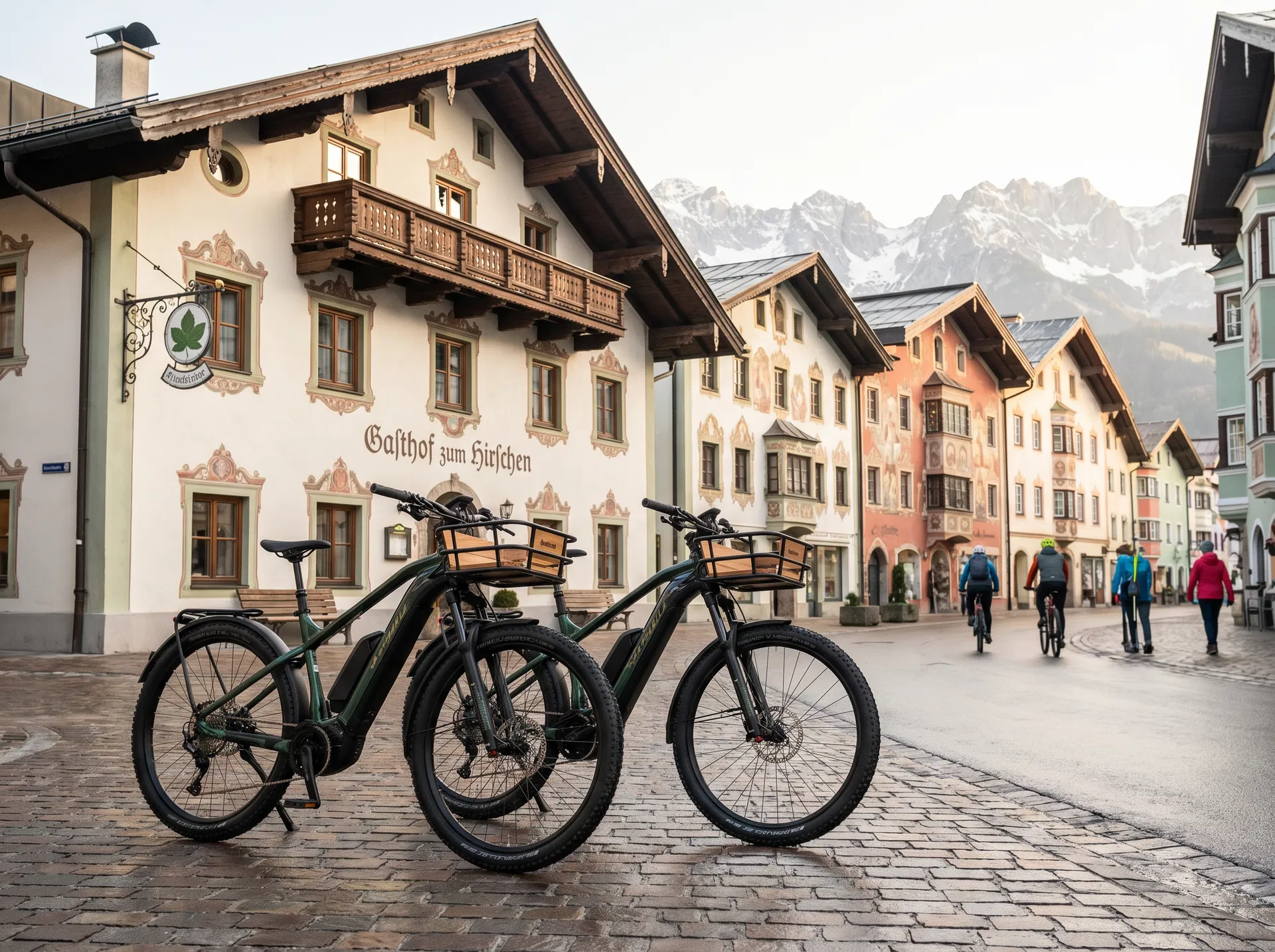 E-Bikes in der Kitzbüheler Altstadt