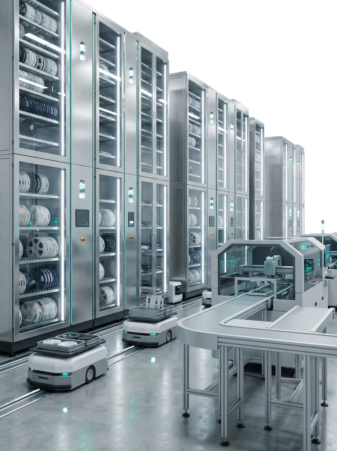 Automated storage towers