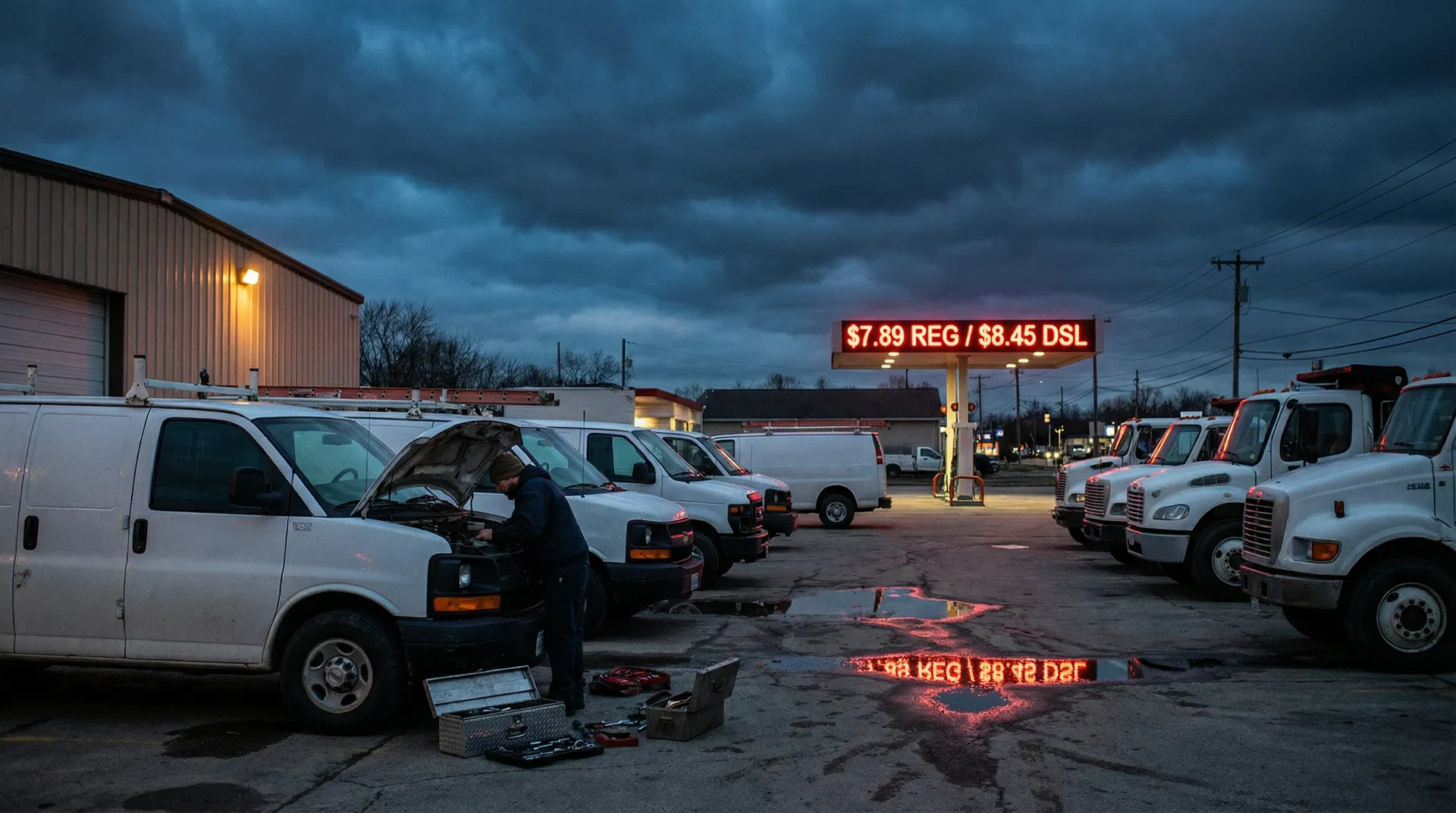 Home service technician working on HVAC equipment amid rising energy costs
