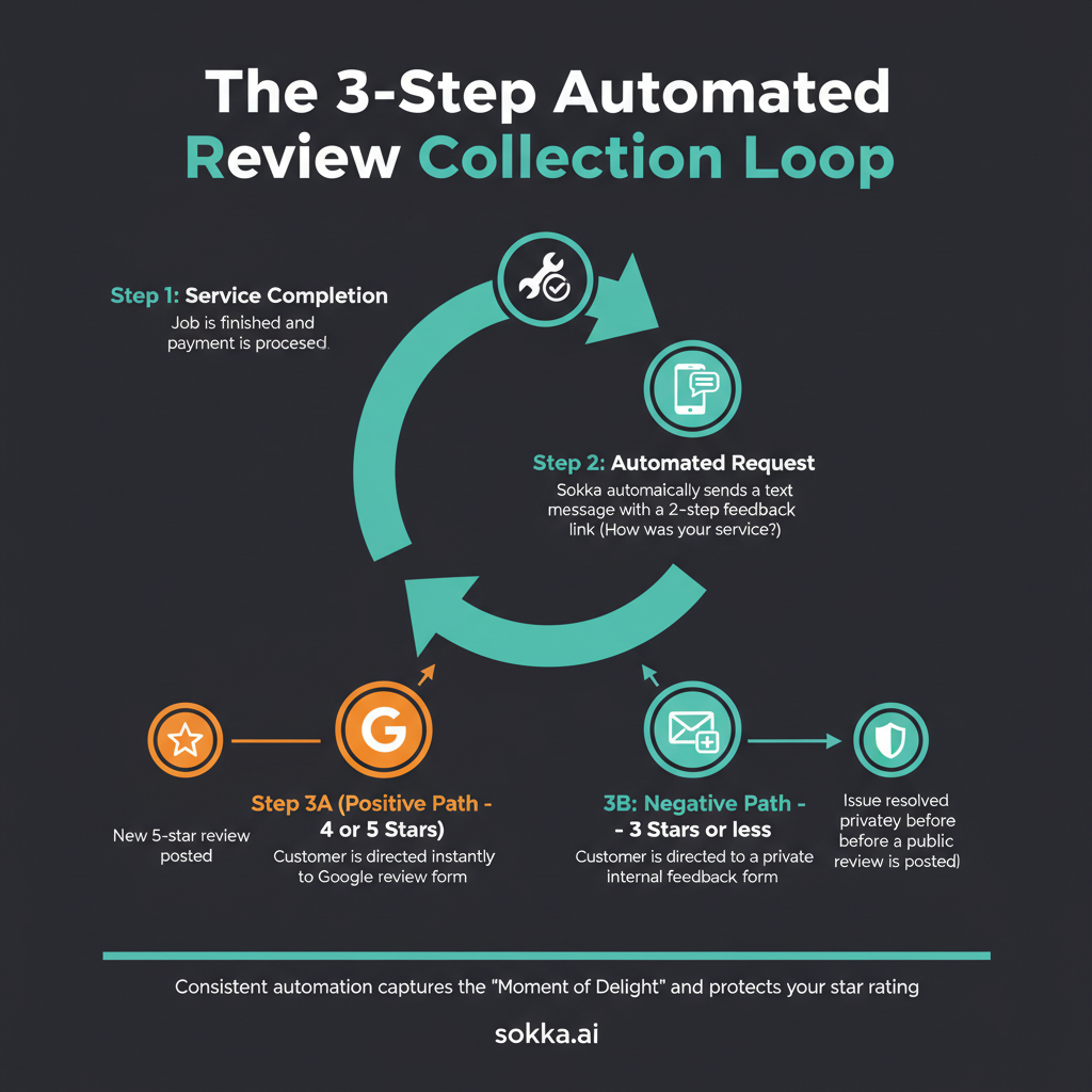 Infographic: 7 Ways to Get More Google Reviews Without Being Pushy - Visual guide showing google reviews and review collection strategies for business growth