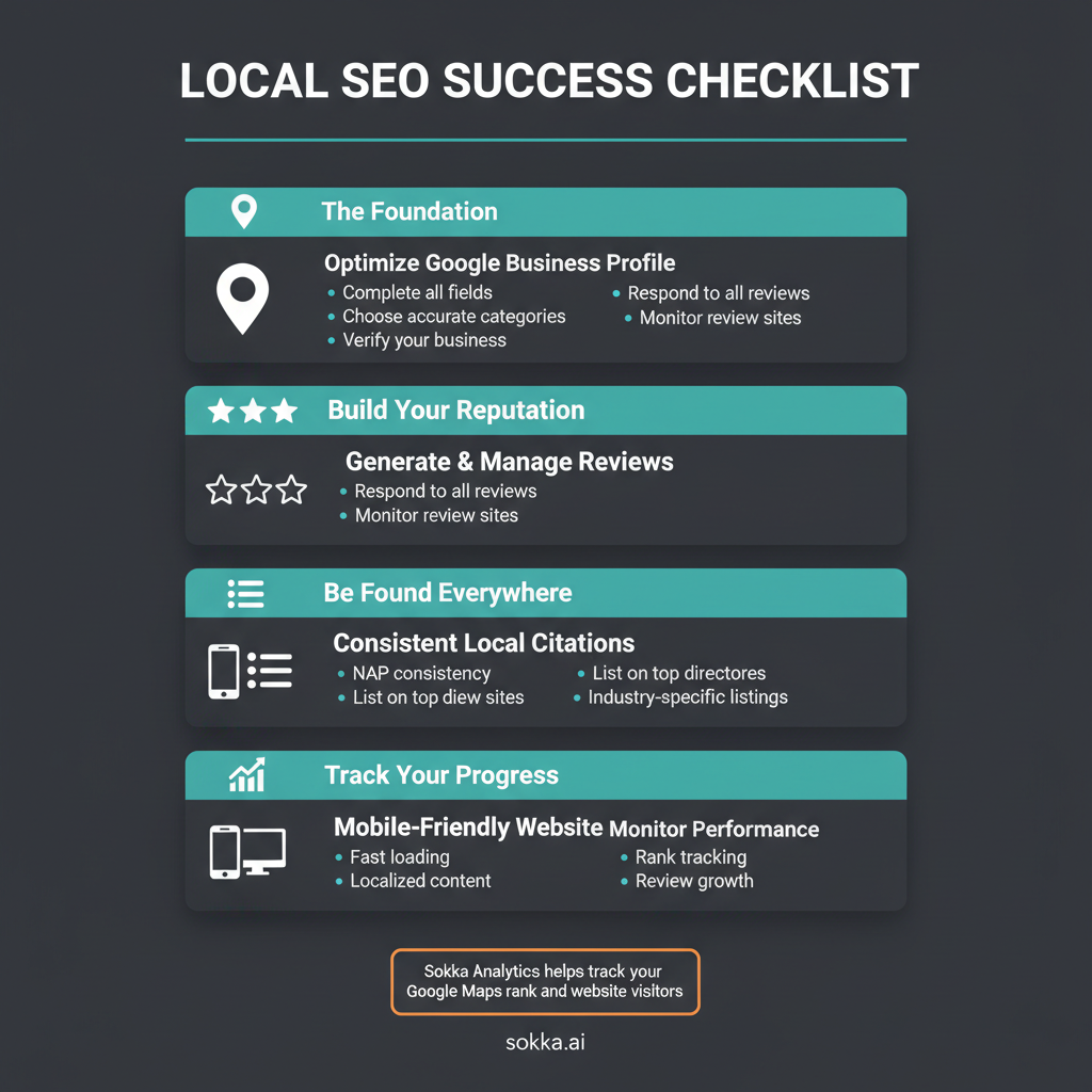 Infographic: The Complete Guide to Local SEO for Small Businesses - Visual guide showing seo local seo strategies for business growth