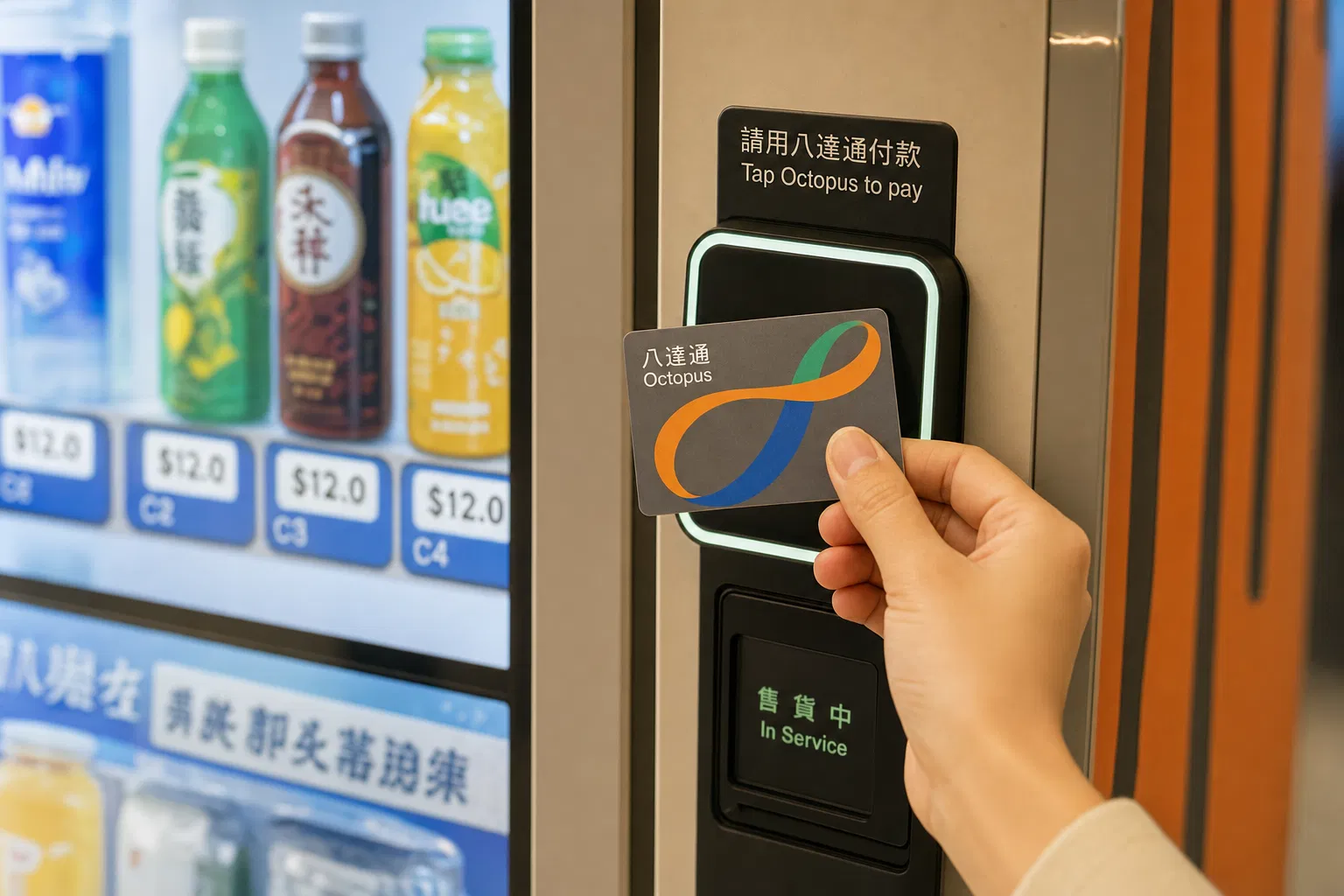 香港售賣機支付方式全解析：八達通、QR 碼及更多