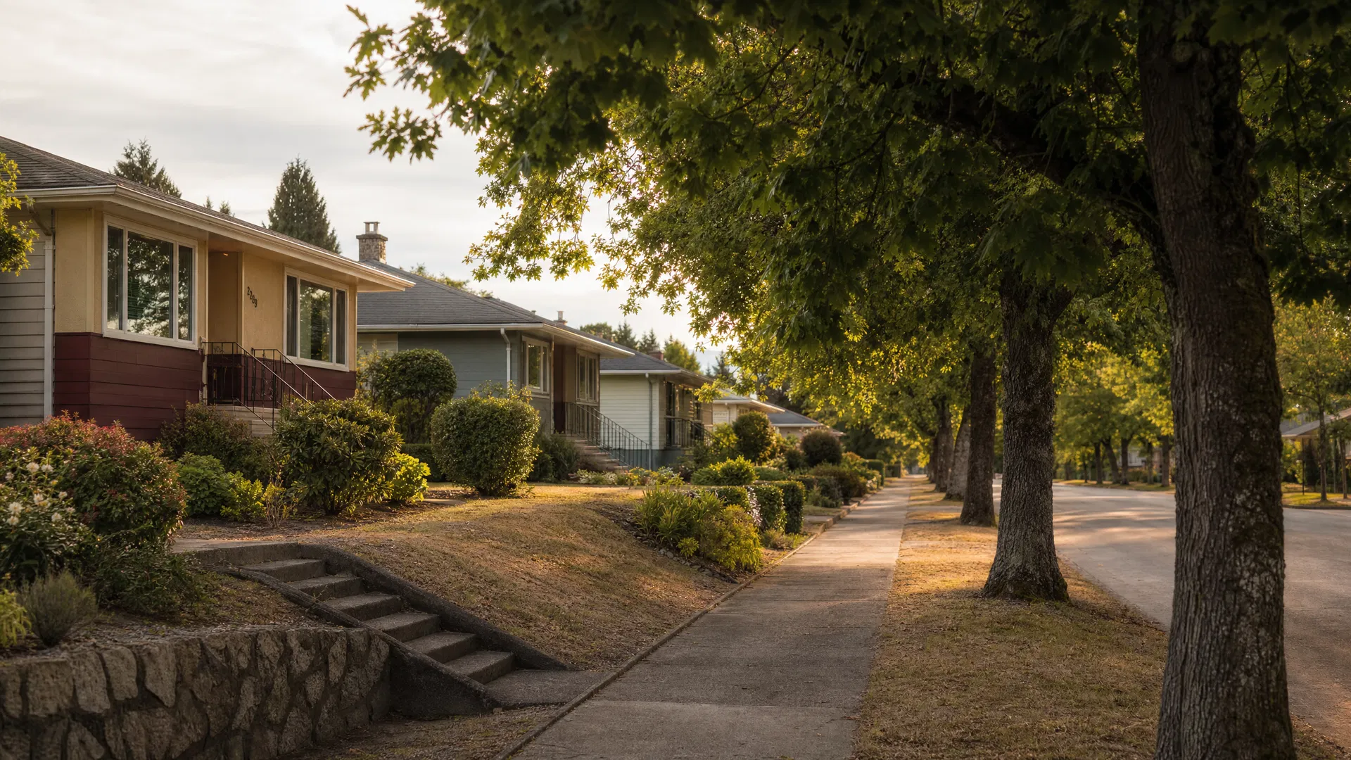 Springer Avenue neighbourhood street character, North Burnaby