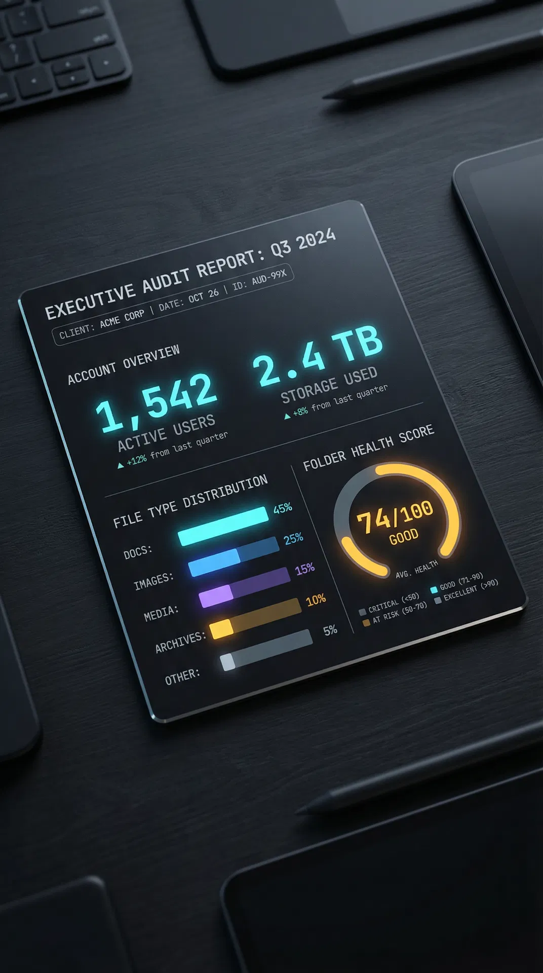 Vault Site Executive Audit Report Preview