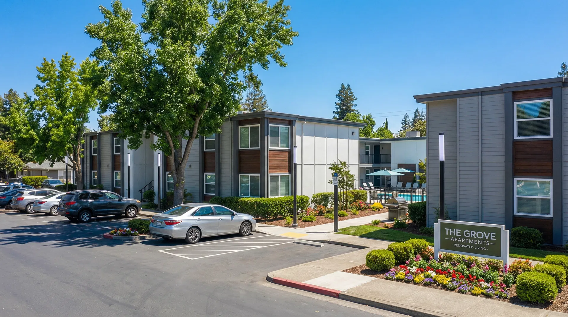 Renovated multifamily property