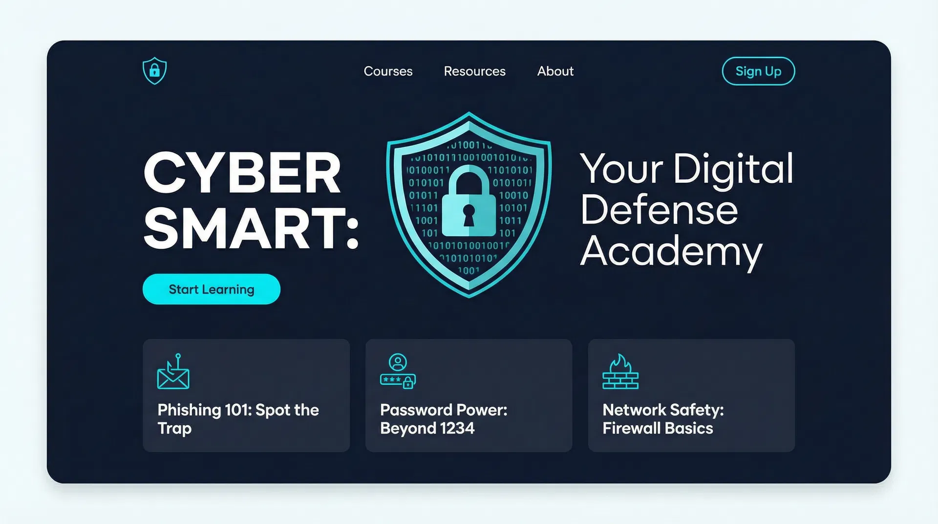 Screenshot of Cybersecurity Awareness Platform