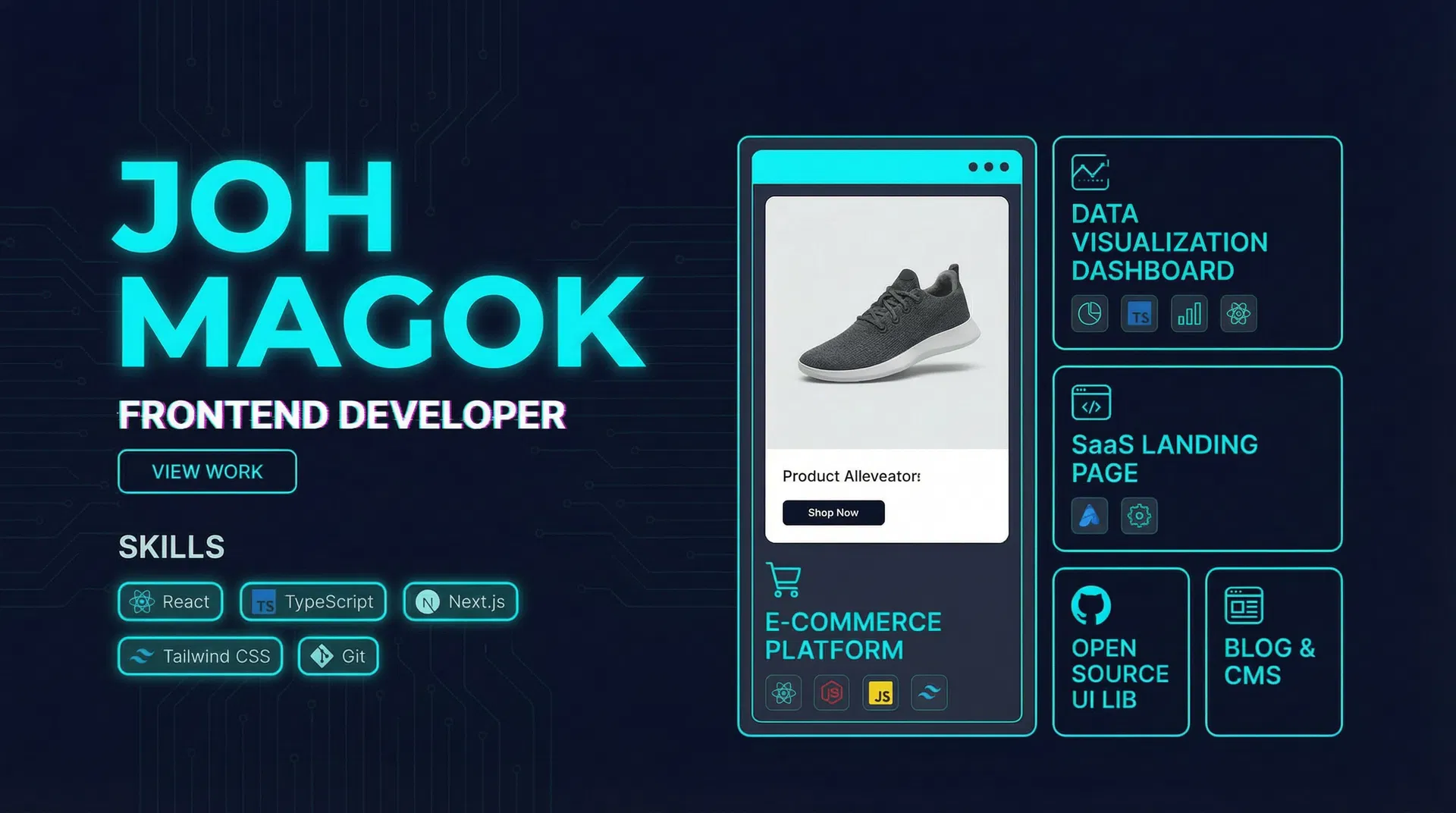 Screenshot of Personal Portfolio Website